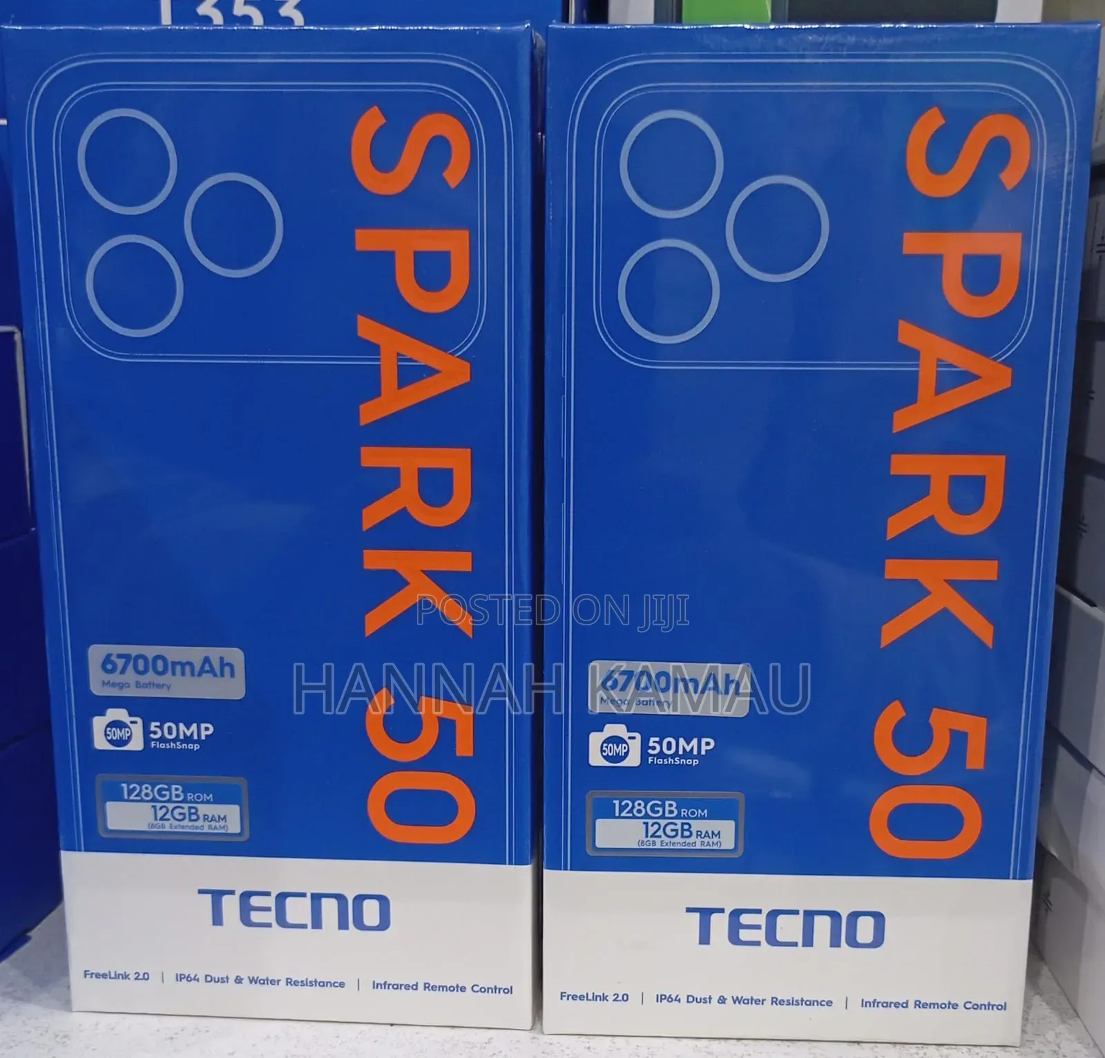 New Tecno Spark 50 128 GB Gray