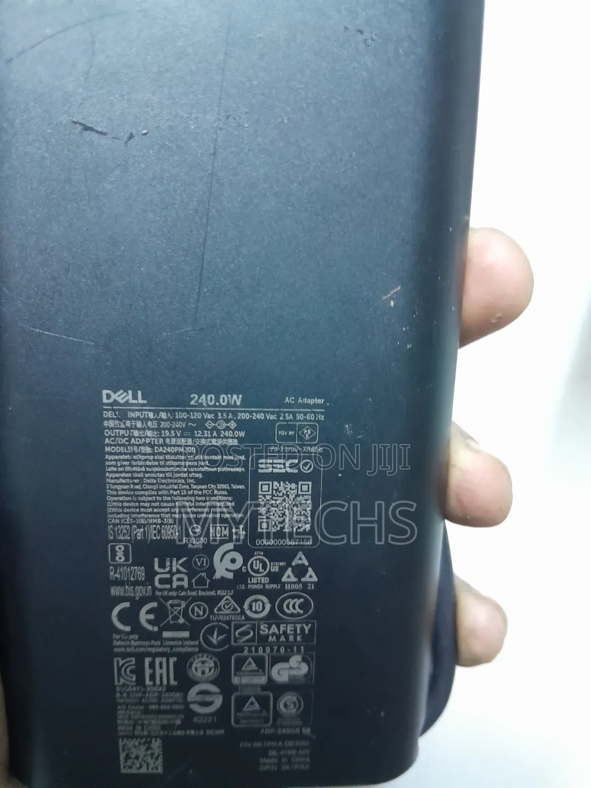 Dell Bigpin Charger 240 Watts