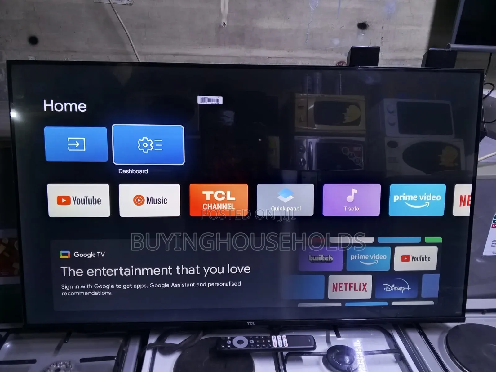 TCL 43" Google TV Model:43V6C
