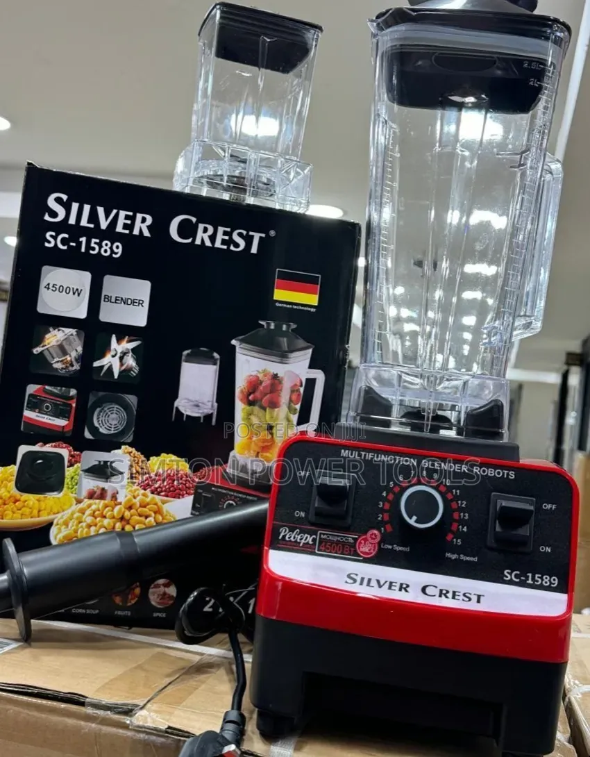 Silver Crest SC-1589 2-in-1 Multifunction Commercial Blender