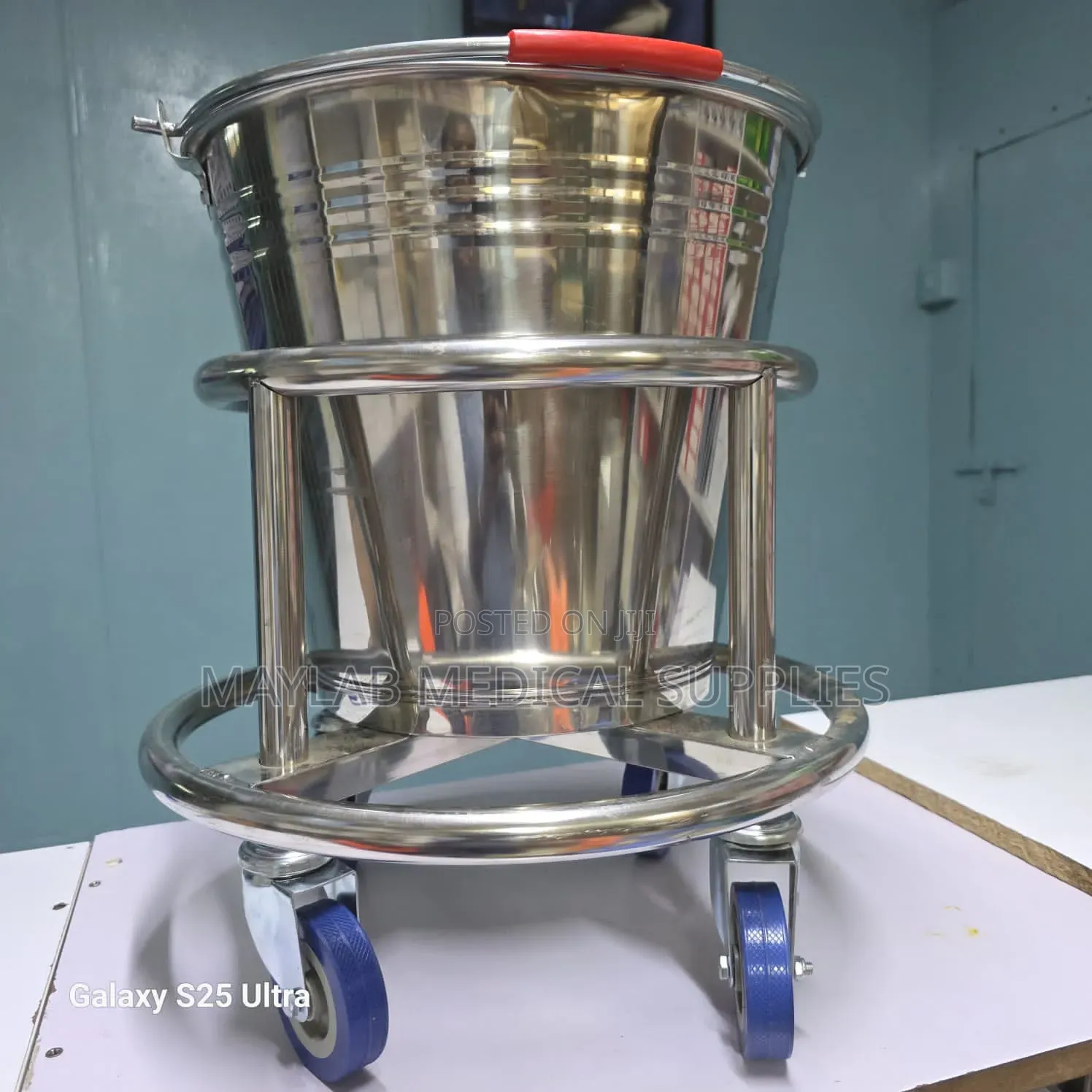 Stainless Steel Kick Bucket – Hospital Clinical Waste Bin