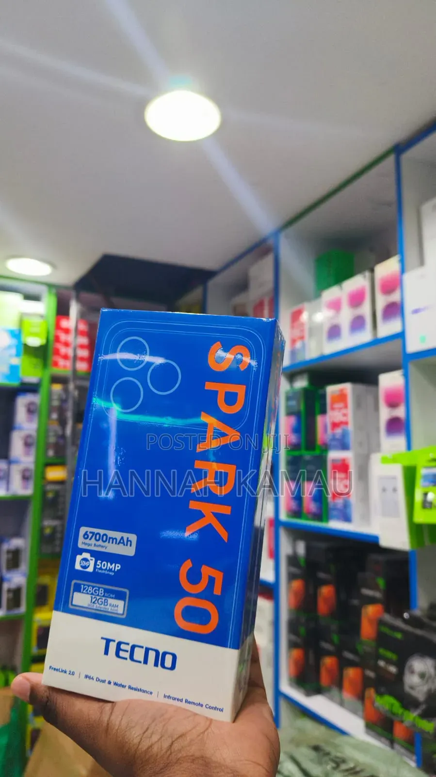 New Tecno Spark 50 128 GB Gray