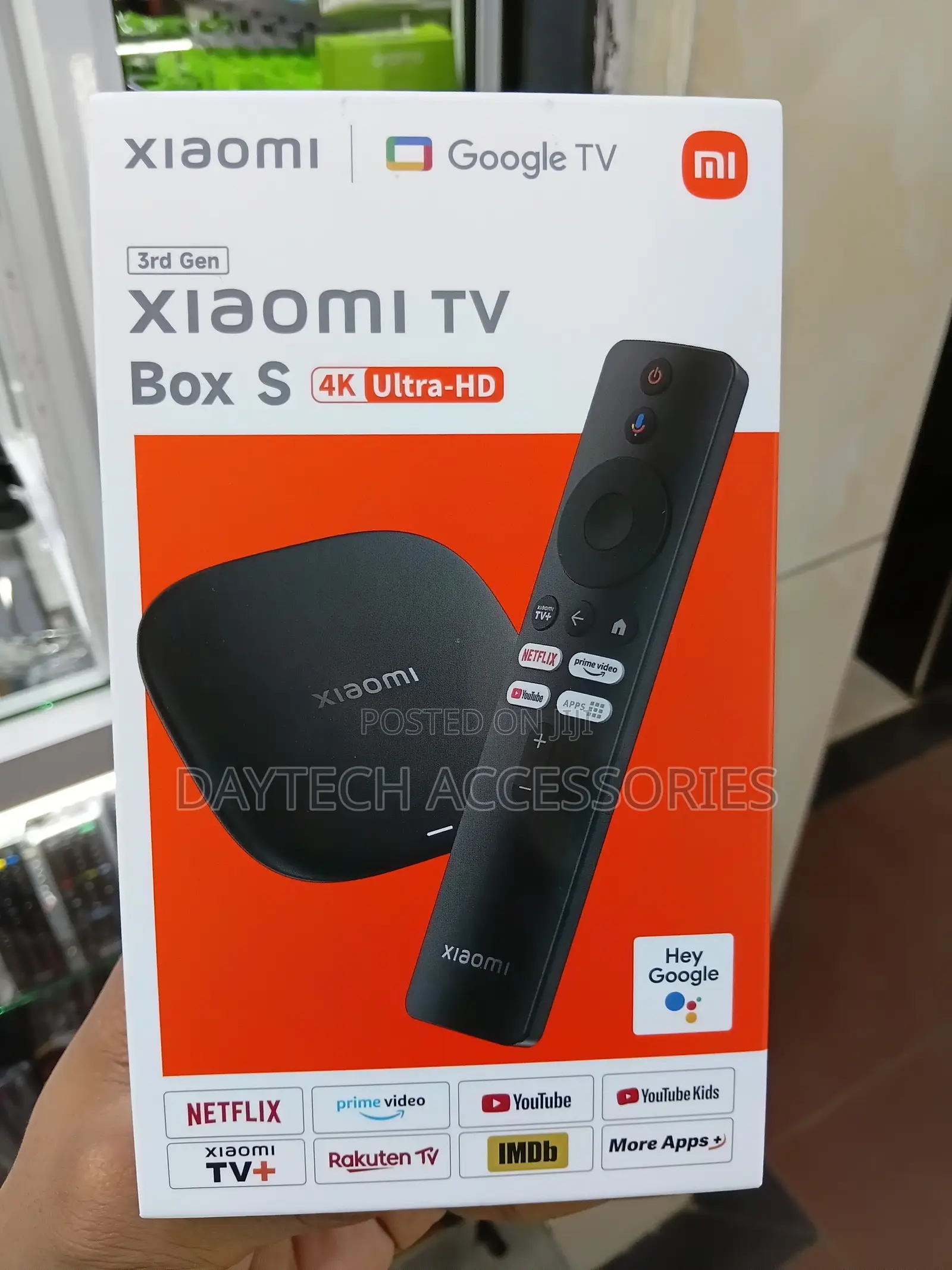 Xiaomi Mi Box S 3rd Gen – Google TV Streaming Box With Wi-Fi 6 - Bl