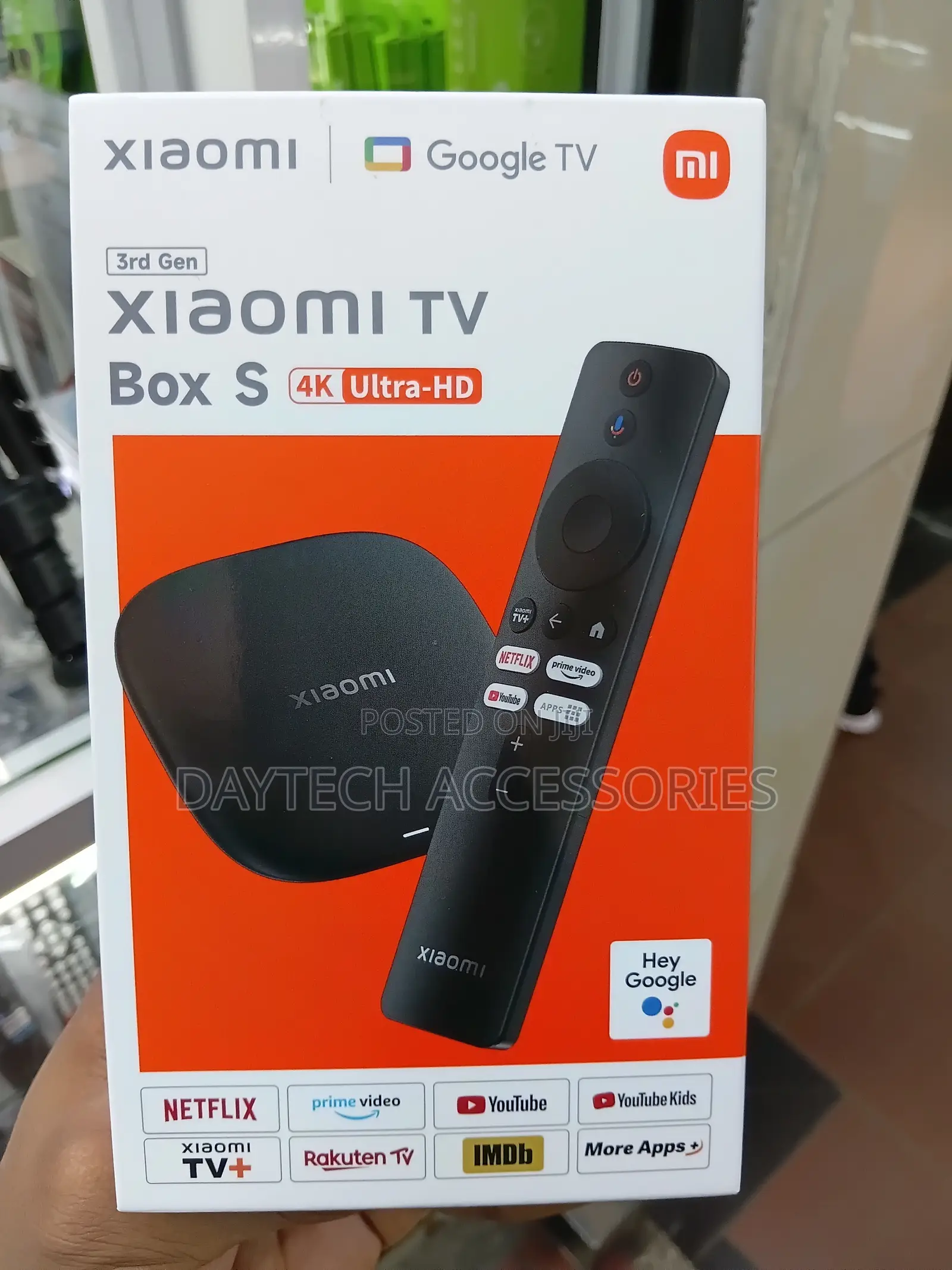 Xiaomi Mi Box S 3rd Gen – Google TV Streaming Box With Wi-Fi 6 - Bl