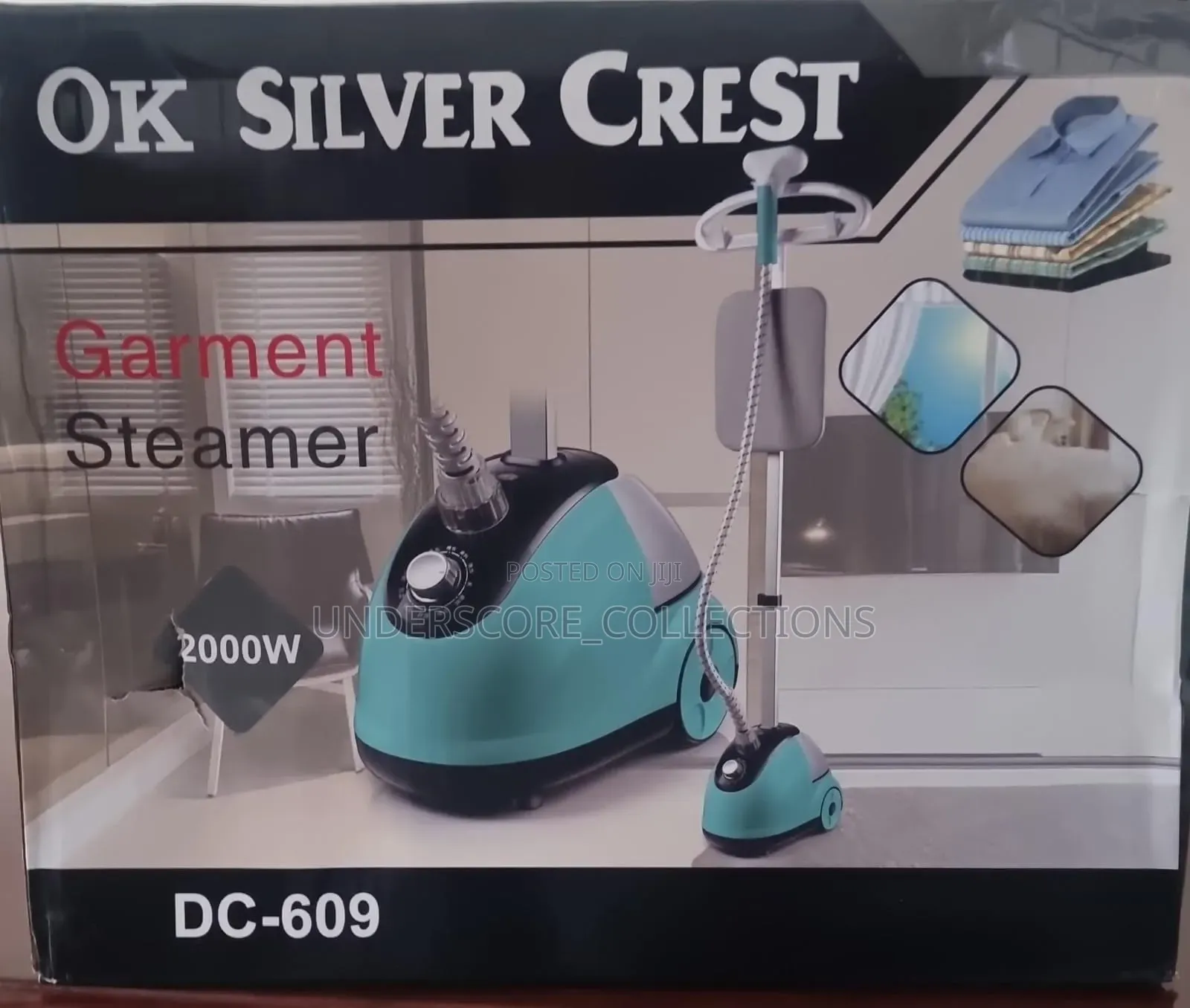 Silver Crest DC-609 2000W Garment Steamer Stand
