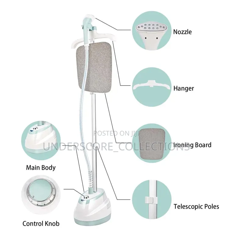 Silver Crest DC-609 2000W Garment Steamer Stand