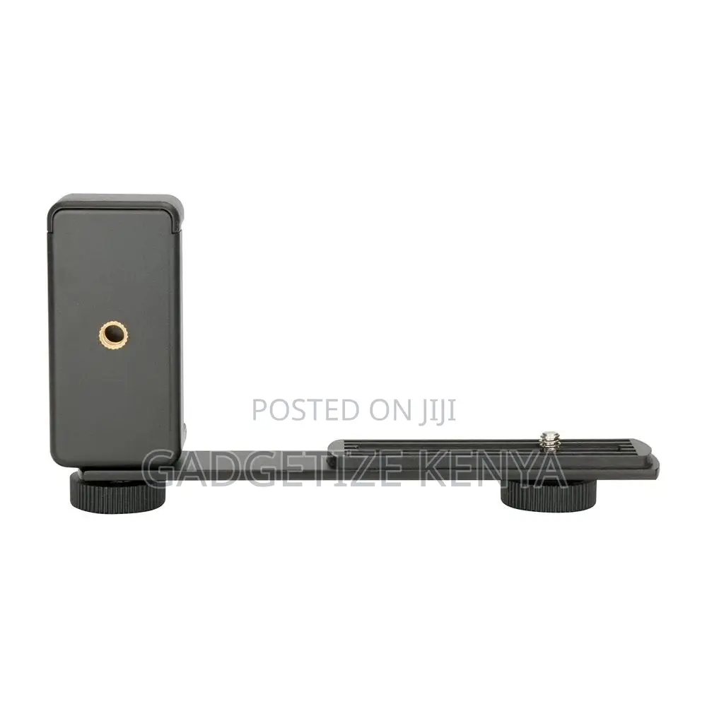 Straight Aluminum Cold Shoe Bracket 1/4-20 Screw Hot Shoe Mount