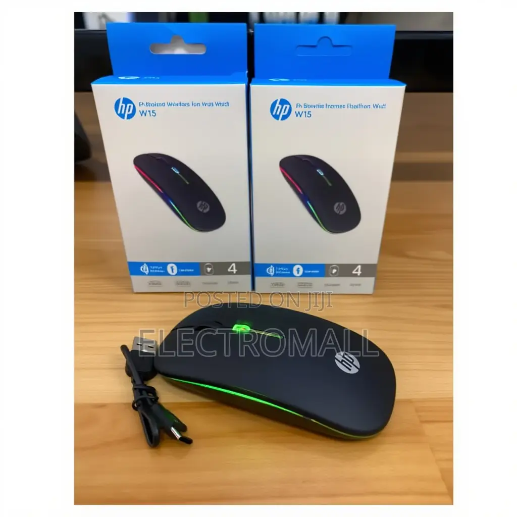 HP W10 Dual Mode Wireless Bluetooth RGB Rechargeable Mouse