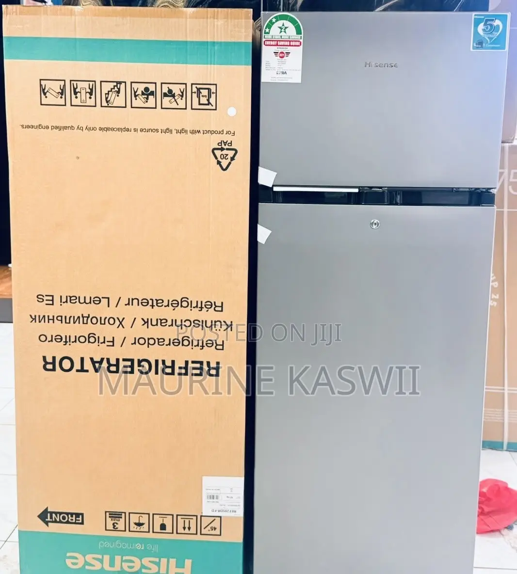 Hisense 205l With Water Dispenser-Silver