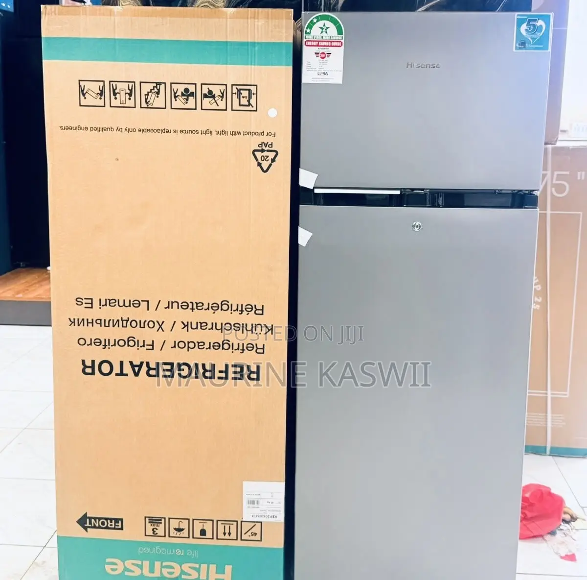 Hisense Double Door 205liters With Dispenser (New Model)