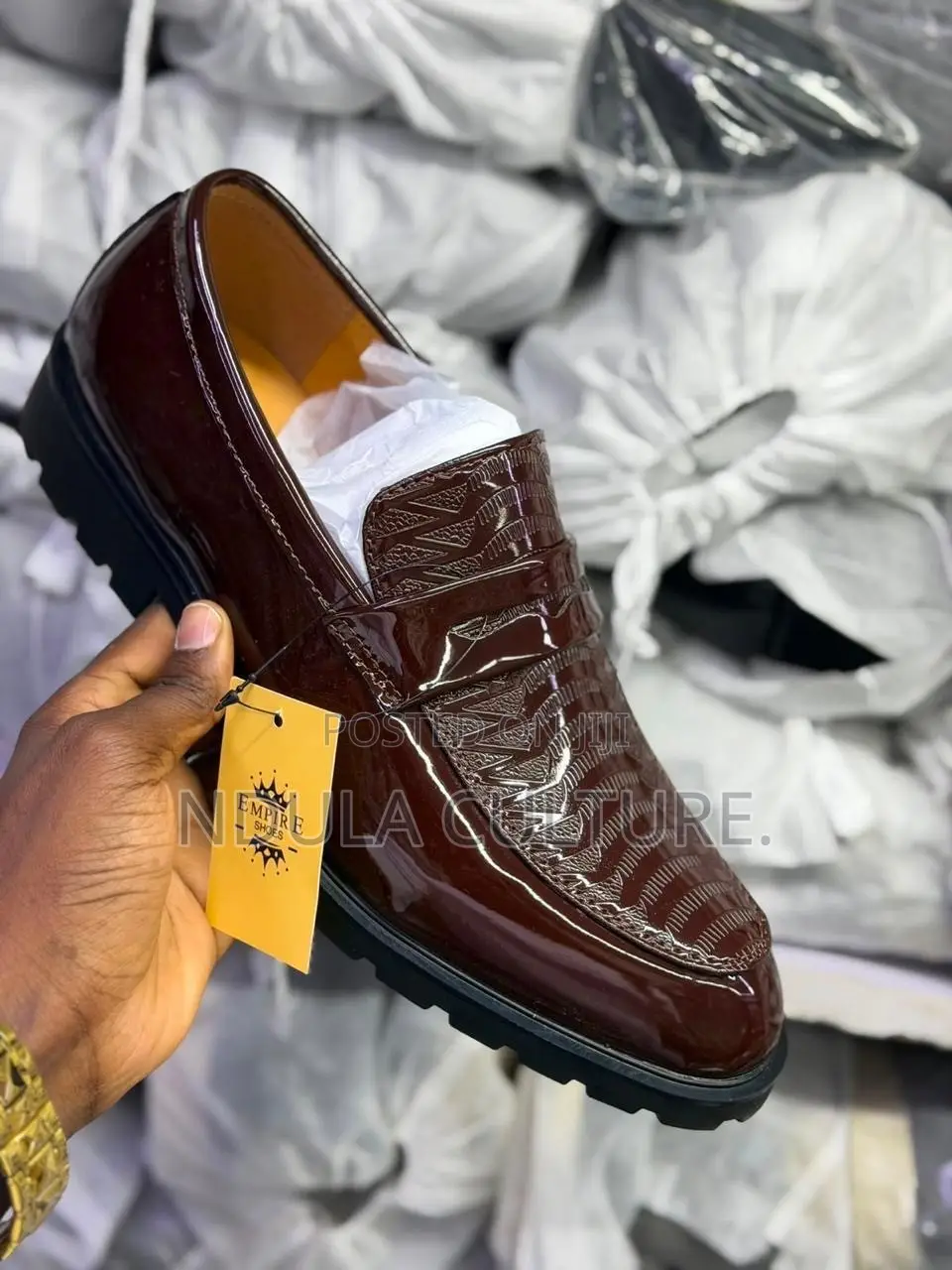 Wet Look Multi Color Empire Dress Shoes/ Loafers
