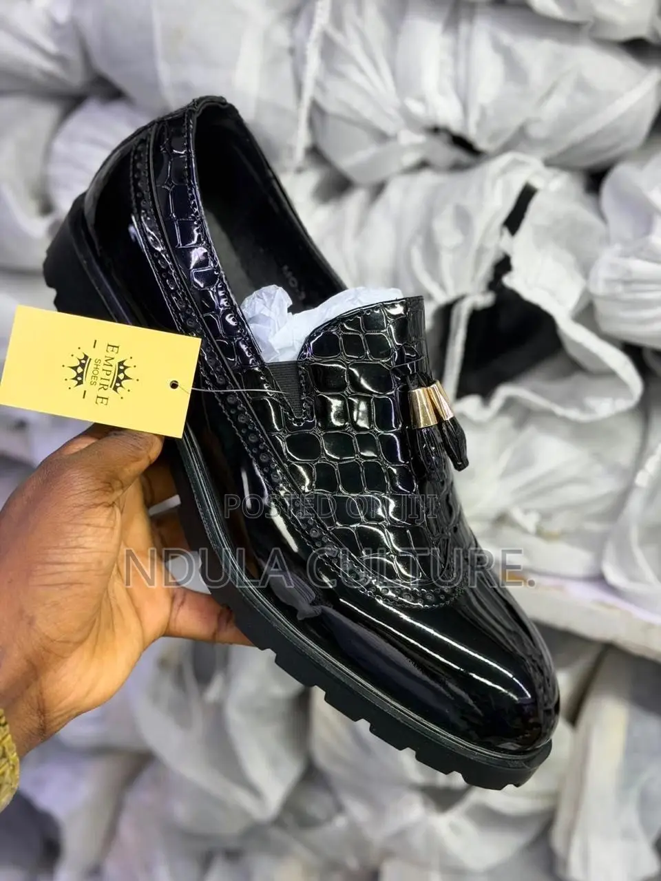 Wet Look Multi Color Empire Dress Shoes/ Loafers