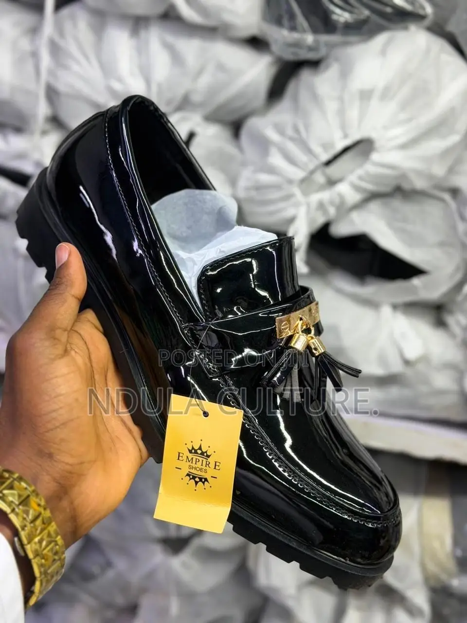 Wet Look Multi Color Empire Dress Shoes/ Loafers