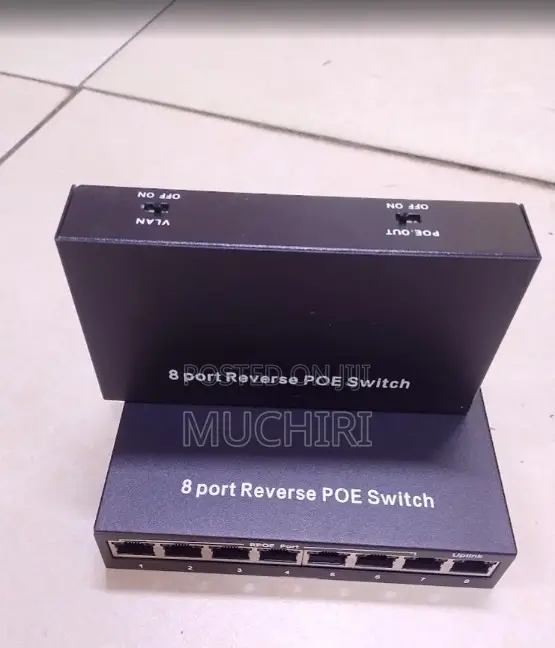 8-Port Network Switch Reverse PoE Technology