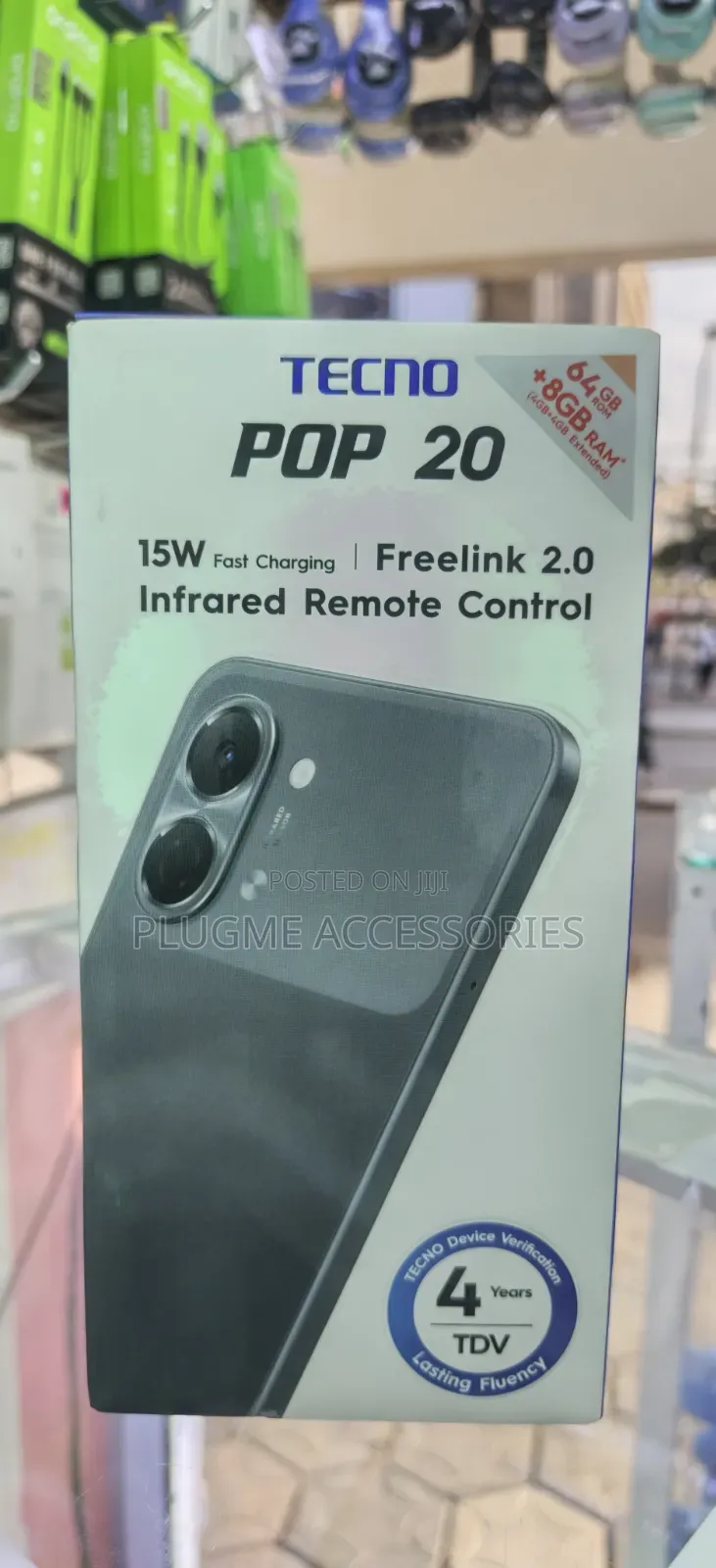 New Tecno Pop 20 64 GB Black