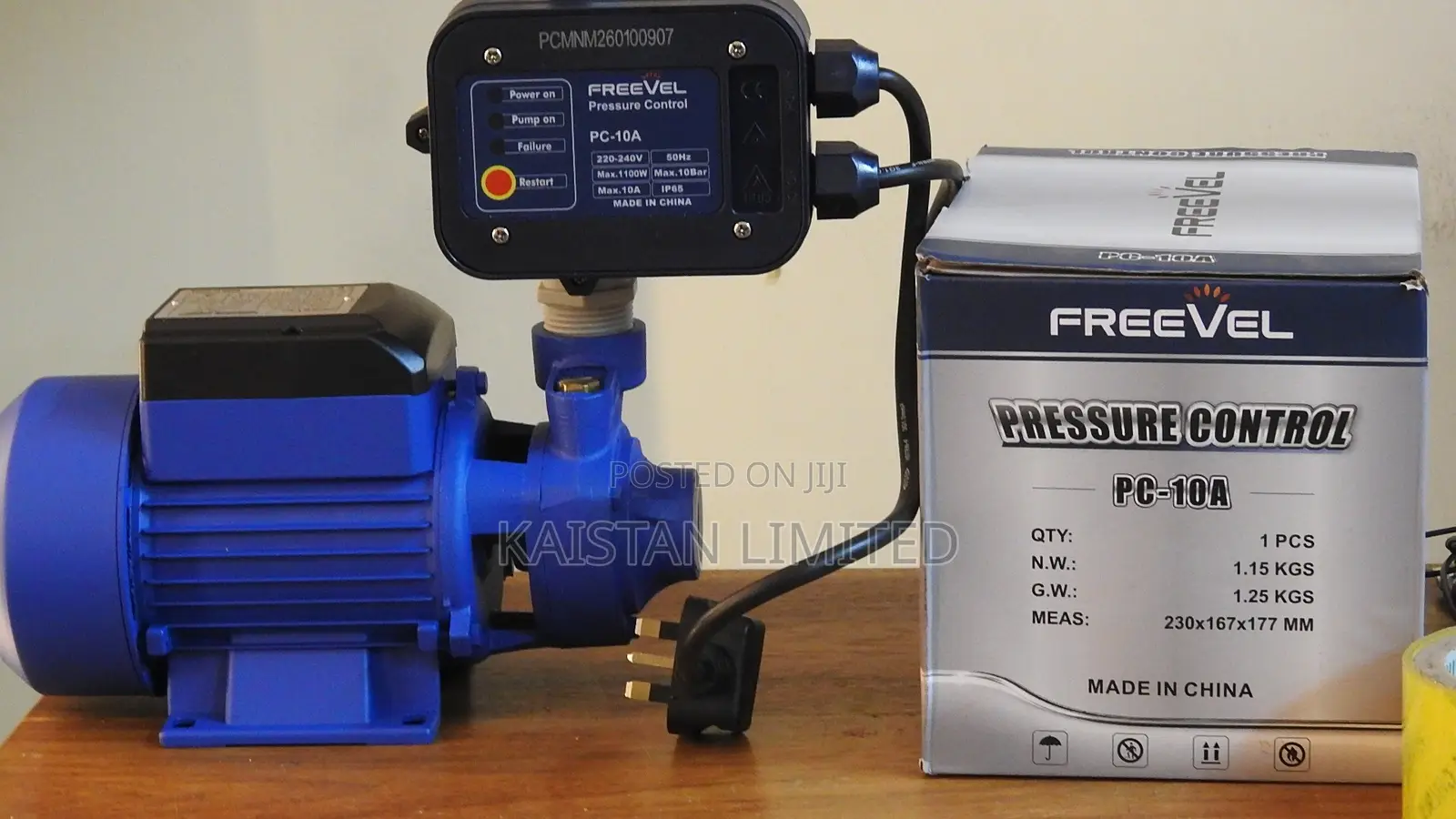 Freevel 0.5HP Surface Water Pump With Automatic Pressure Control