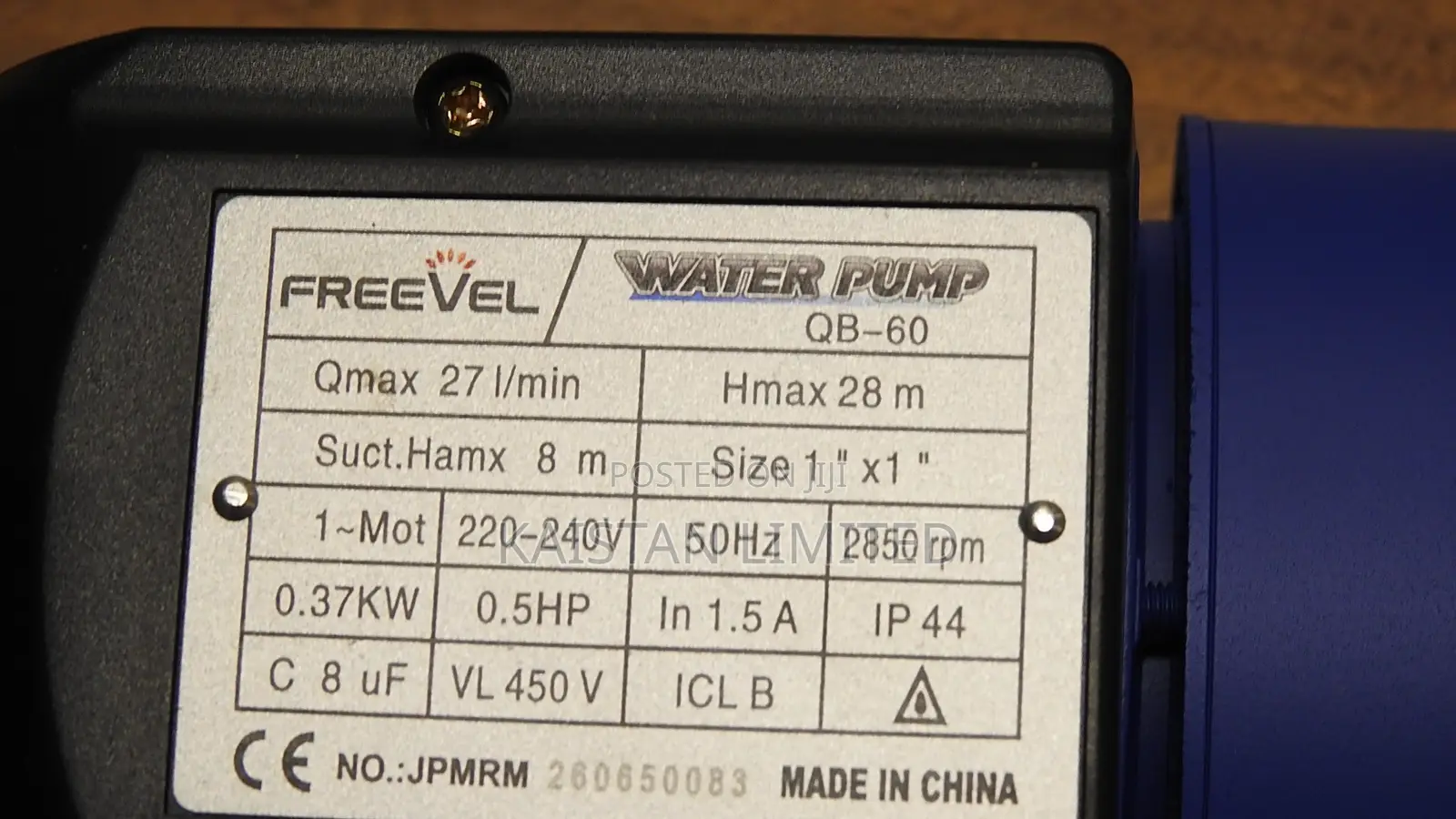 Freevel 0.5HP Surface Water Pump With Automatic Pressure Control