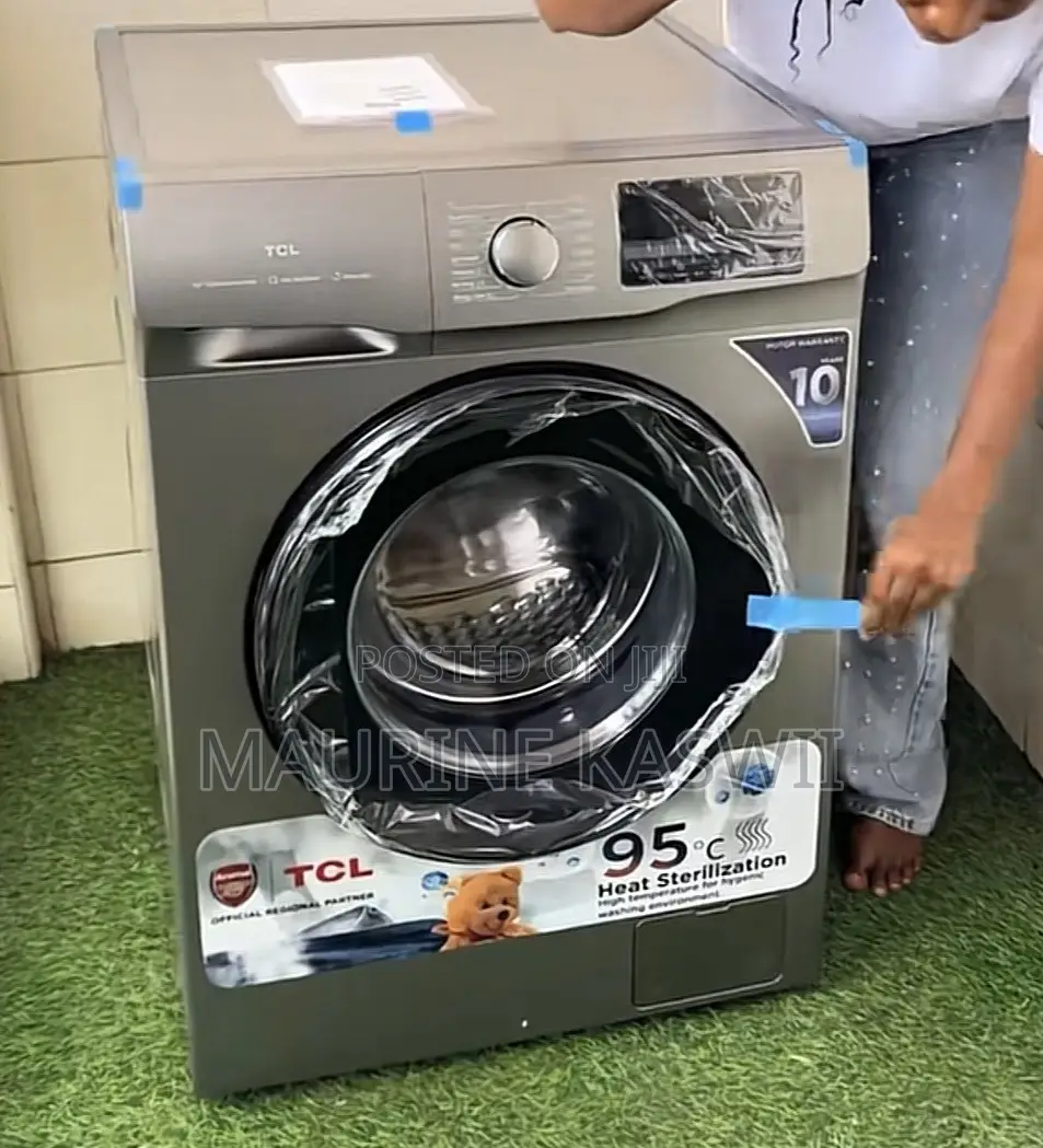 TCL 12kg Wash Spin Front Load -P612flg Full Automatic New Machine