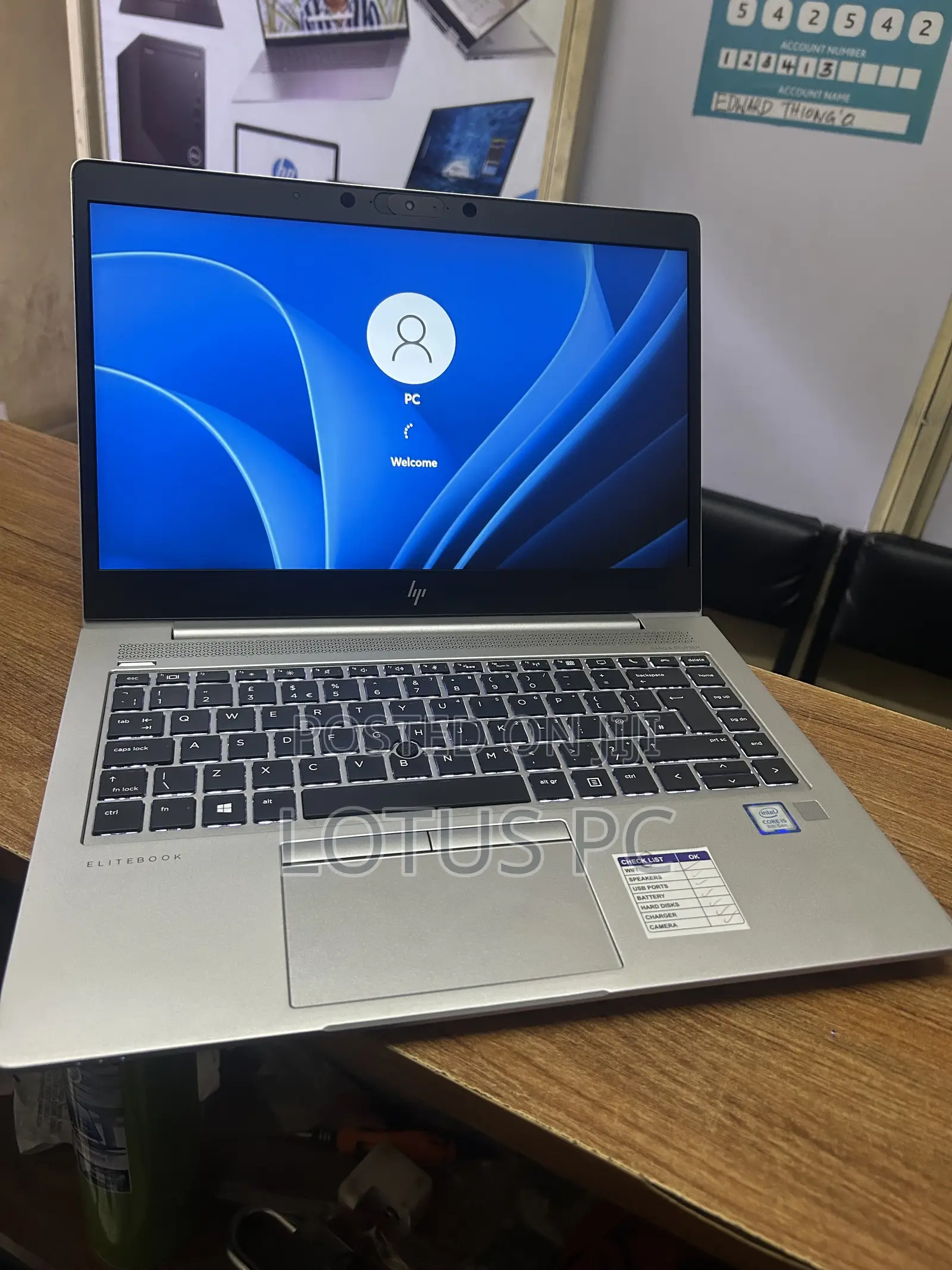 Laptop HP EliteBook 840 G6 8GB Intel Core i5 SSD 256GB