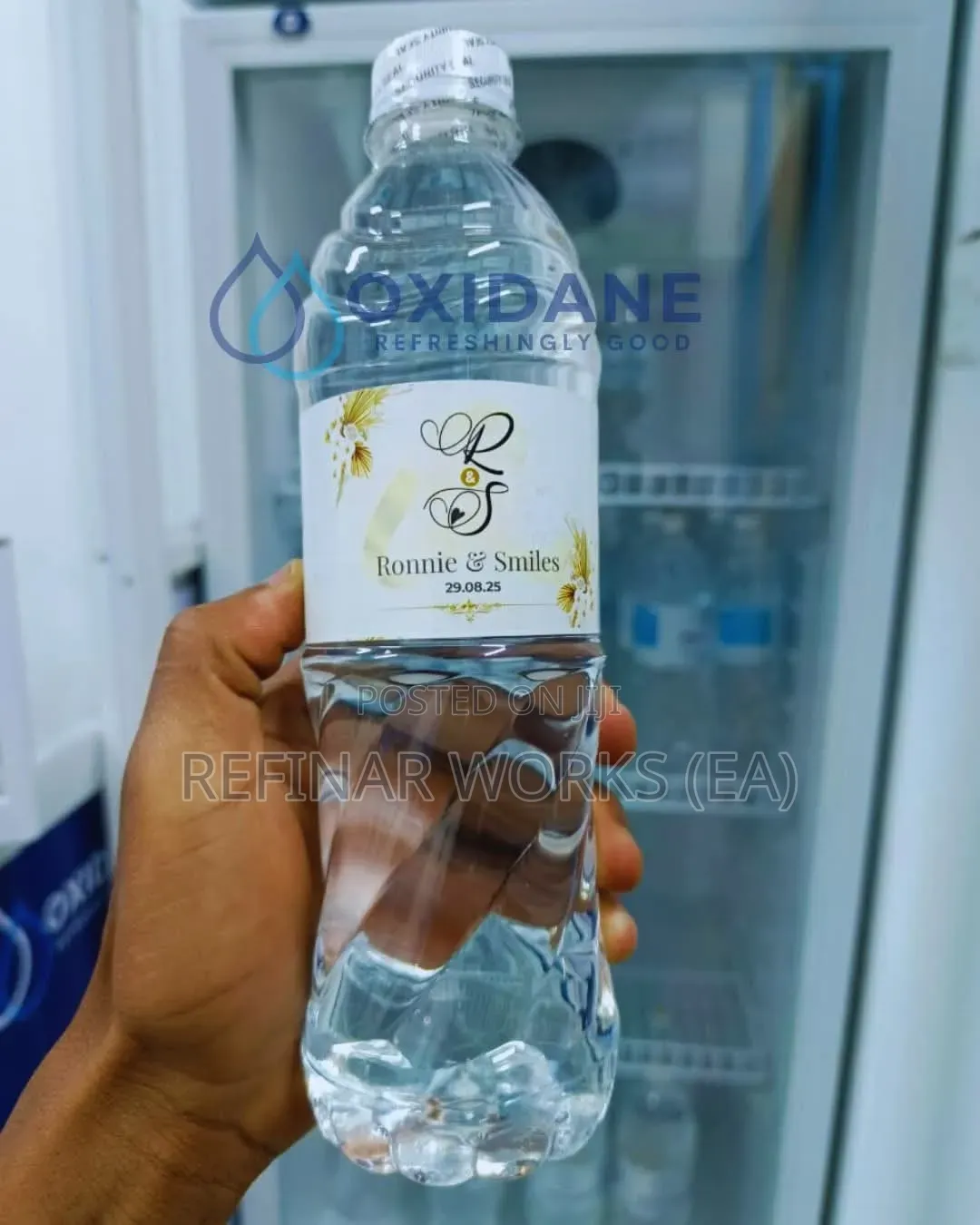 Wedding Branded Water Bottles Customized With Names