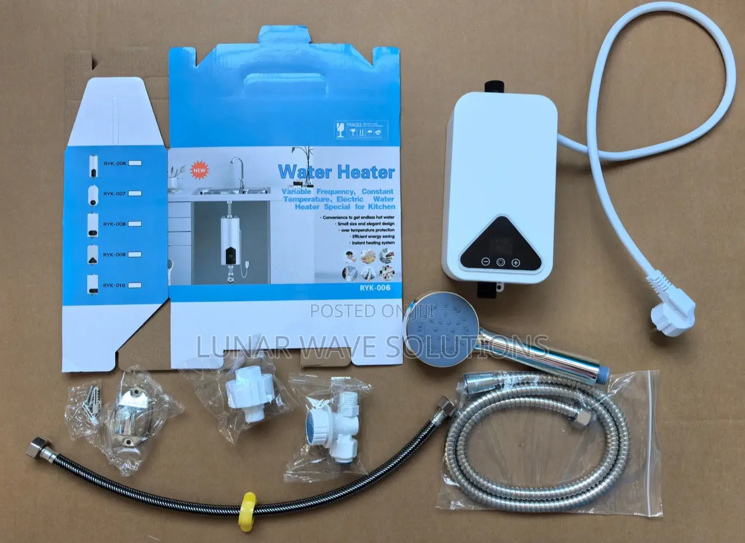 5.5kw Undersink Water Heater With Handheld Shower