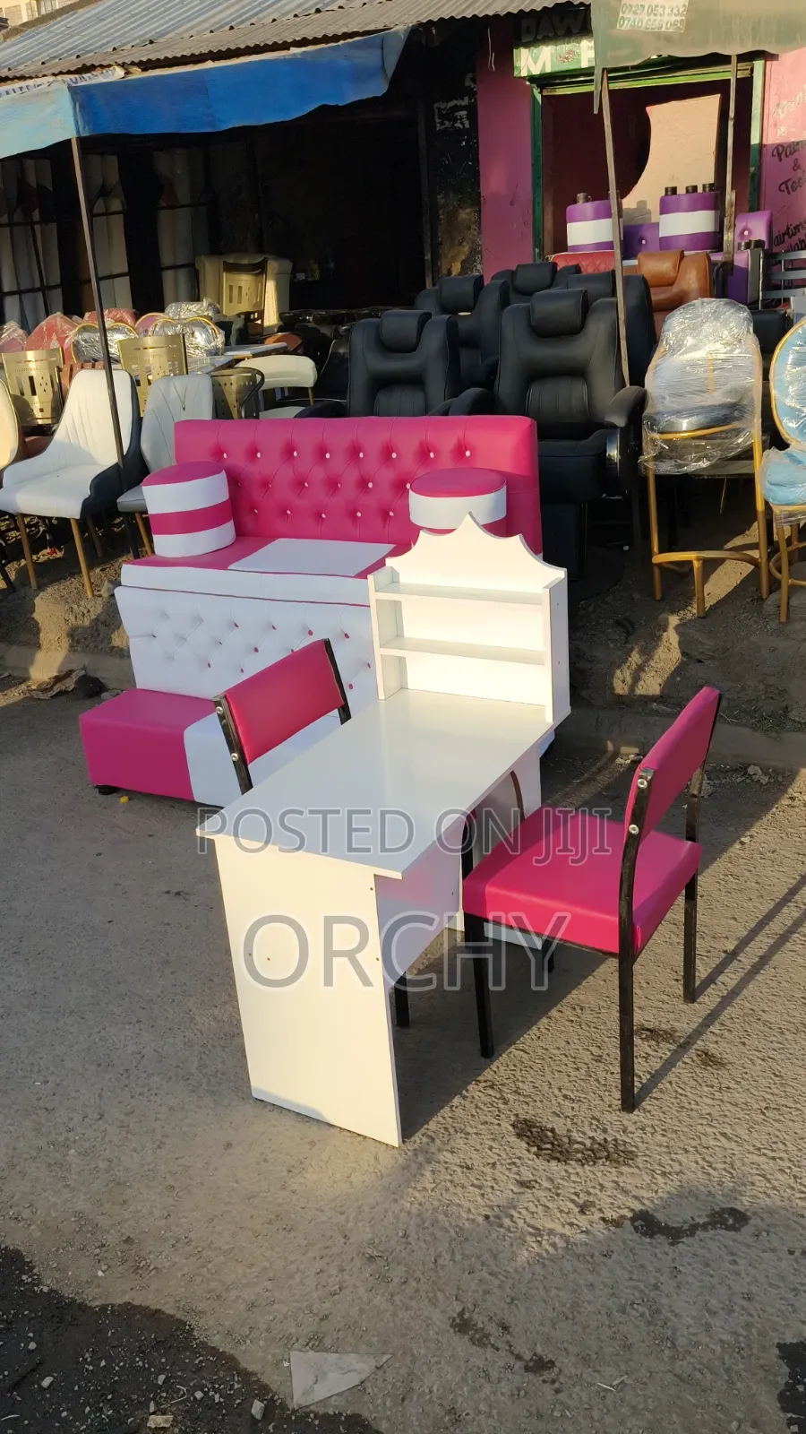 3 Seater Pedicure and Manicure Seats