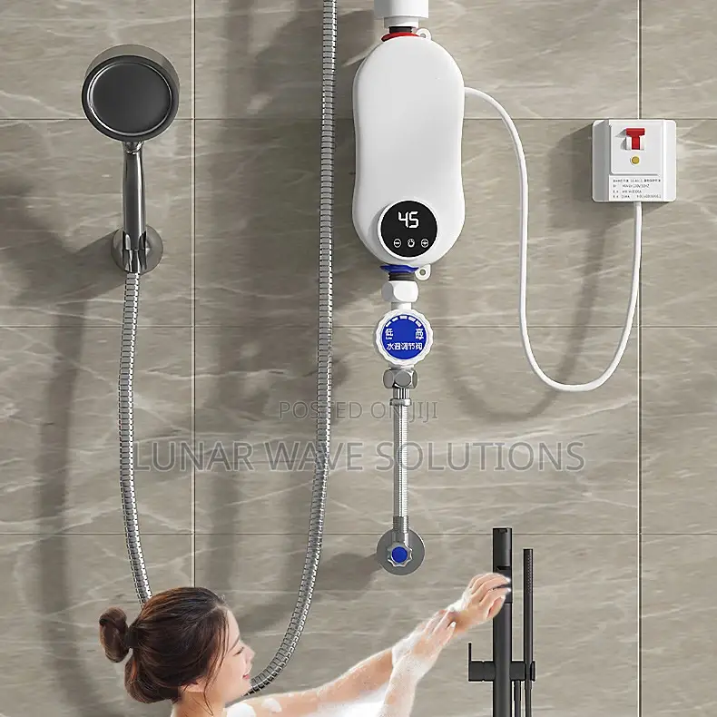 Instant Water Heater With Handheld Shower