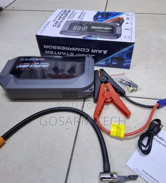 Latest Model Euromax EMK3 Car Jump Starter With Air Compressor