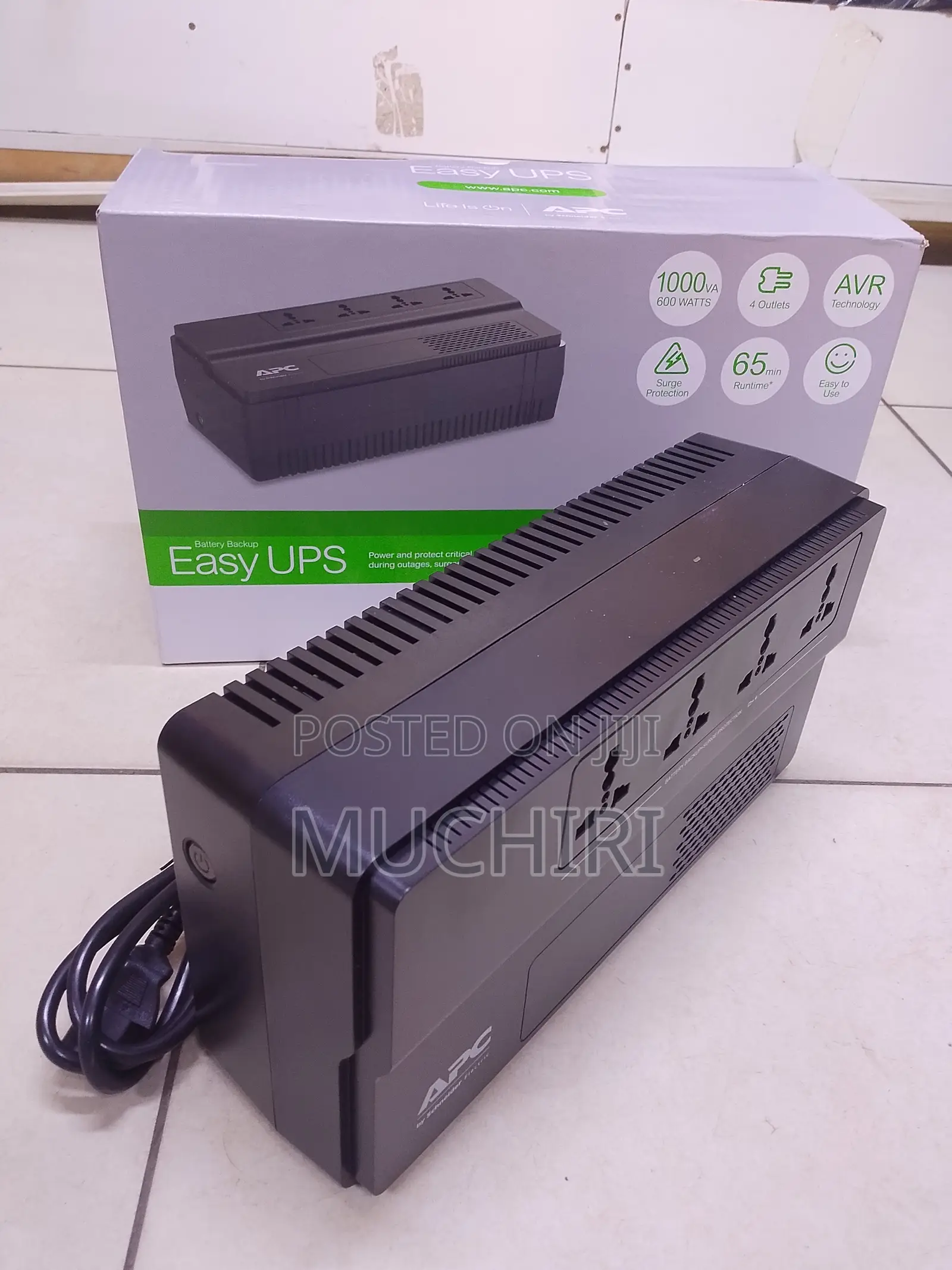 APC 1000va Battery Backup Ups