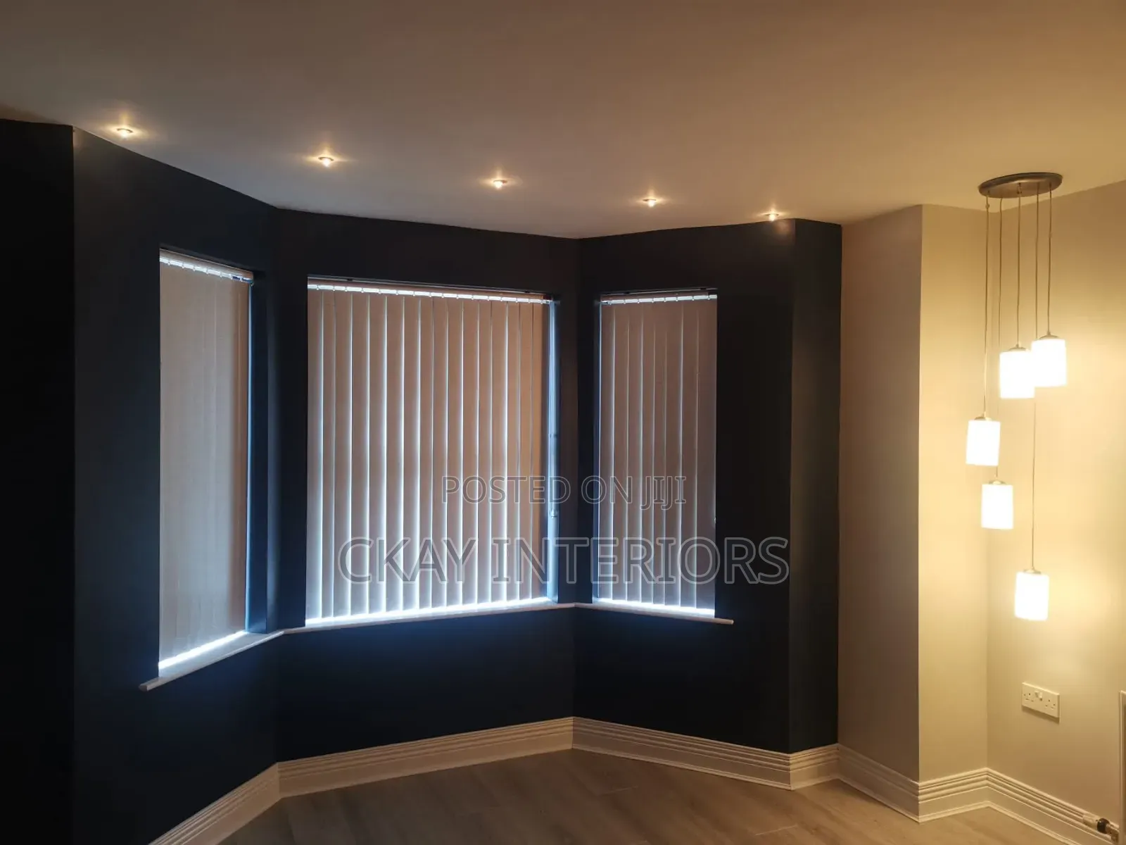 A Little Curtain Magic With Vertical Blinds