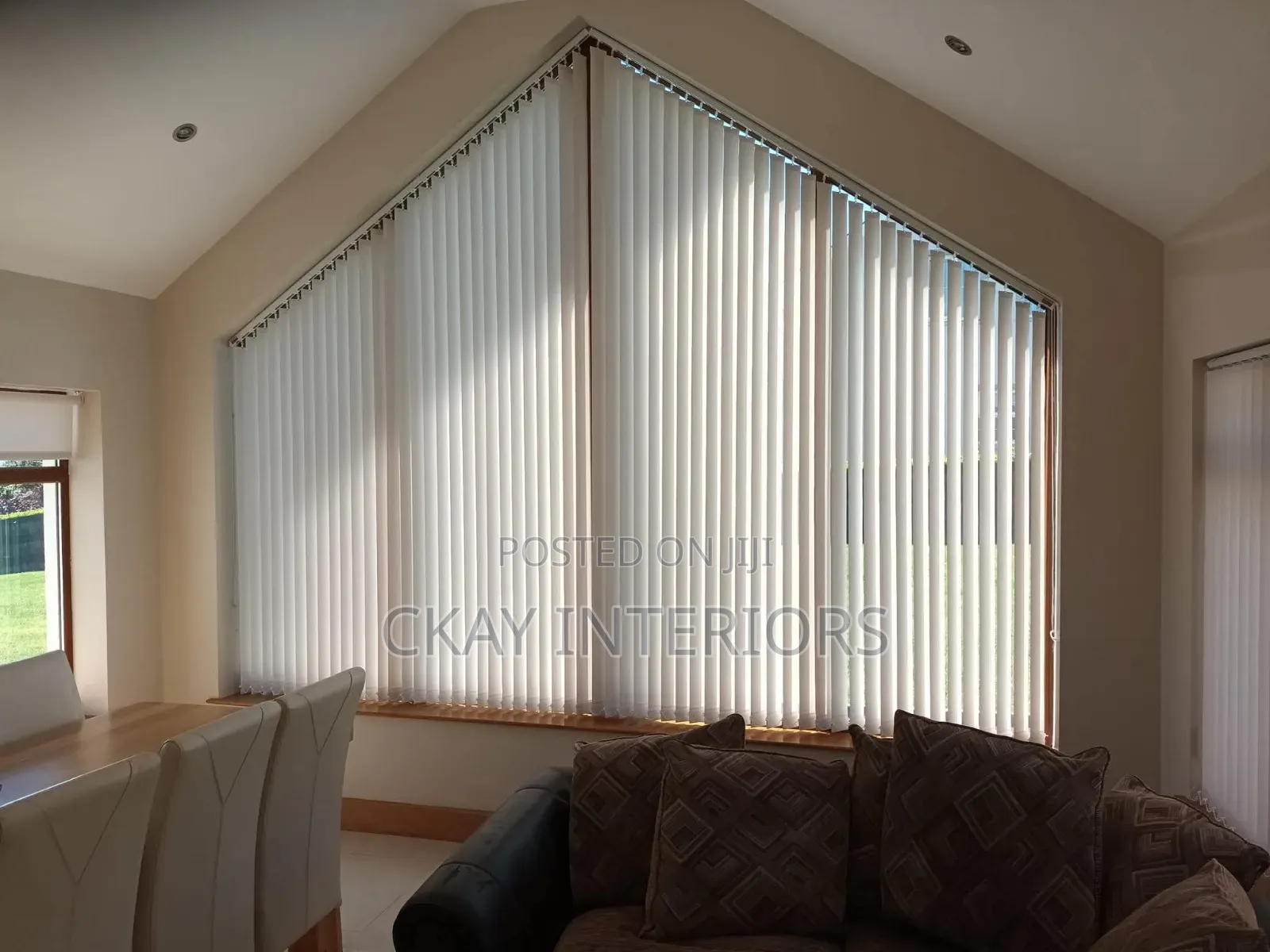 A Little Curtain Magic With Vertical Blinds