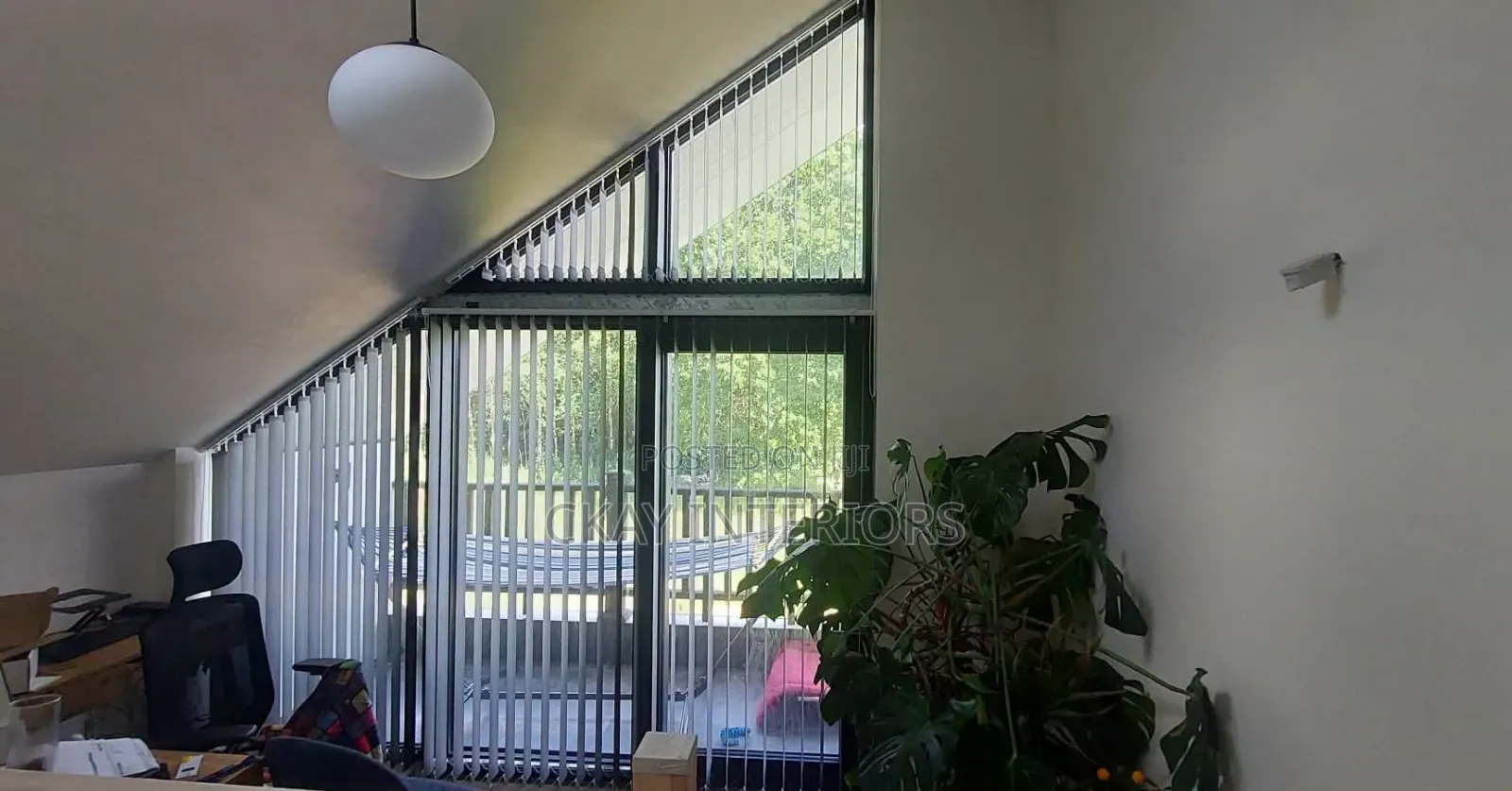 Beautiful Fabric, Beautiful Fall, Vertical Office Blinds