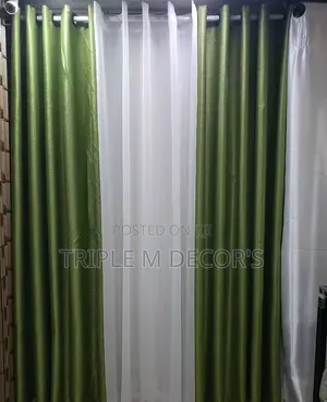 Modern Ring Top Living Room Curtains
