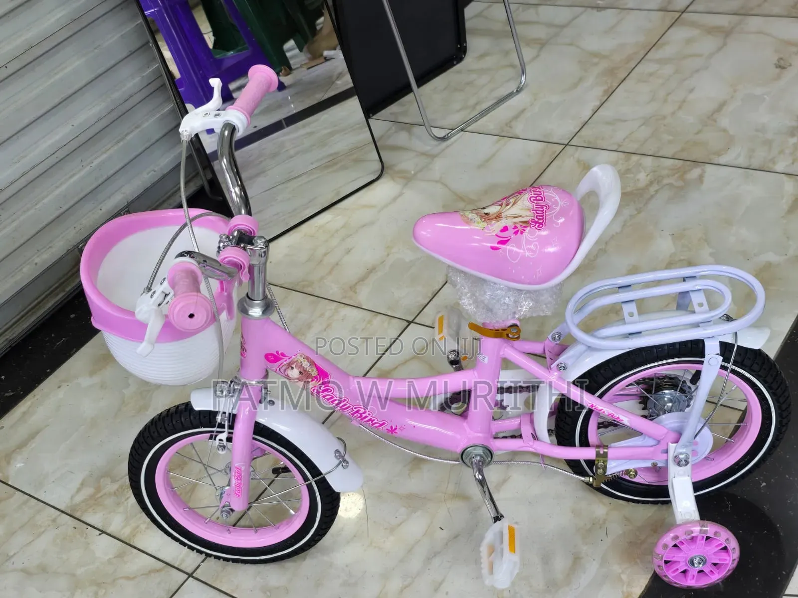 Kid's Bicycle Size 12 Age 2-4 Girl Bike