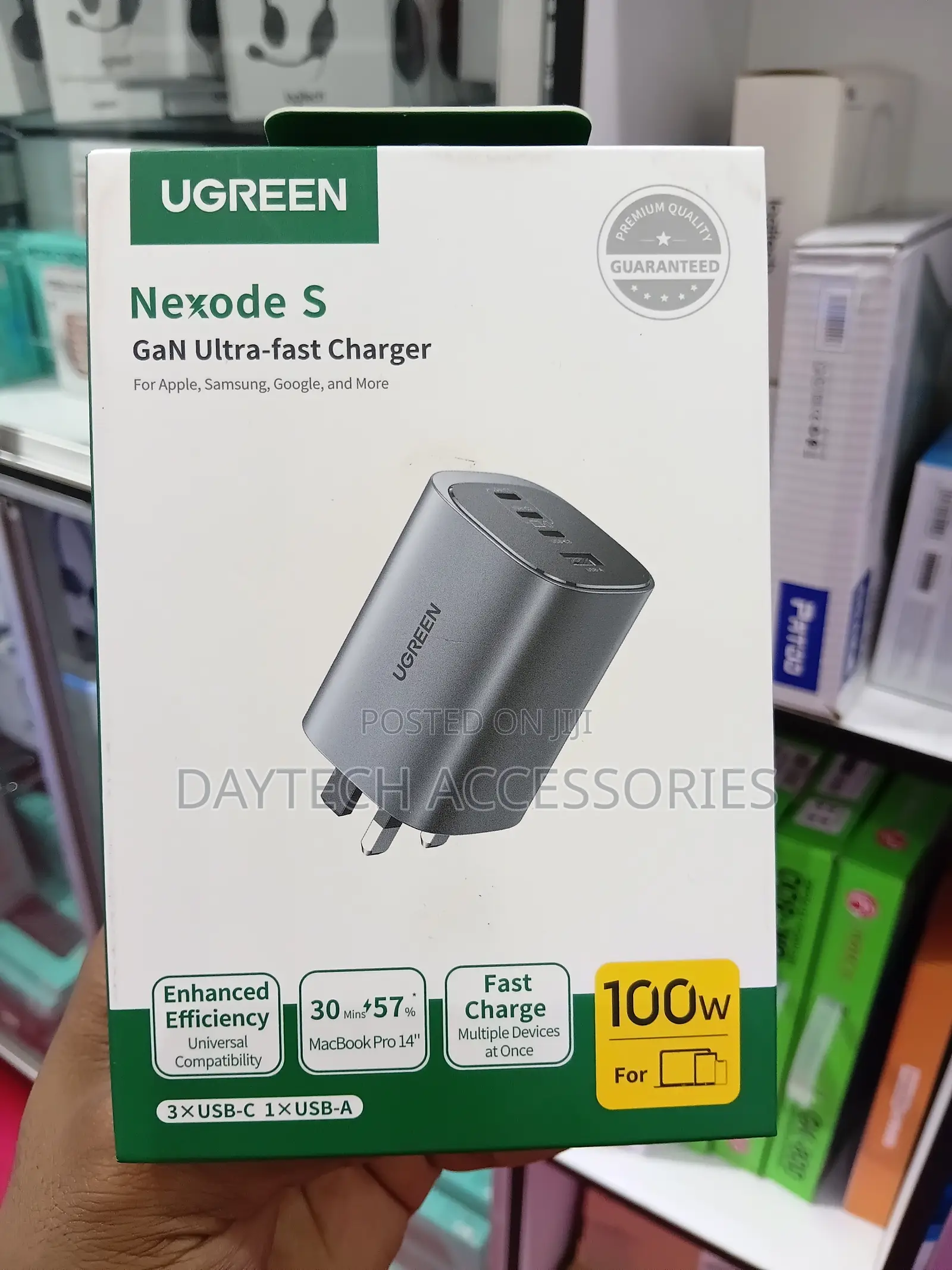 UGREEN Nexode S 100W 4-Port Charger - Gray