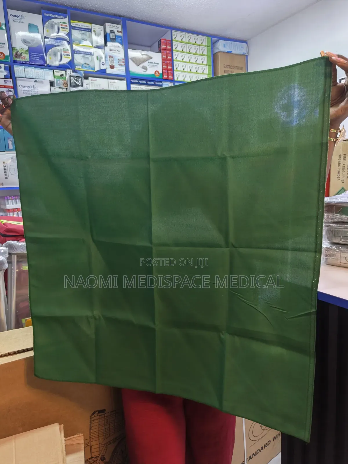 Reusable and Easy to Wash Green Towel 1m ×1ml