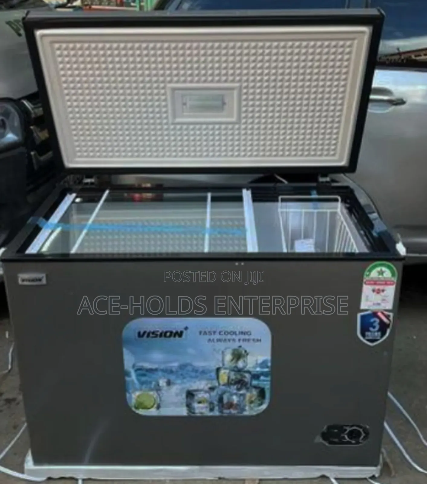 Vision Plus 300 Litres Chest Deep Freezer - Energy Efficient