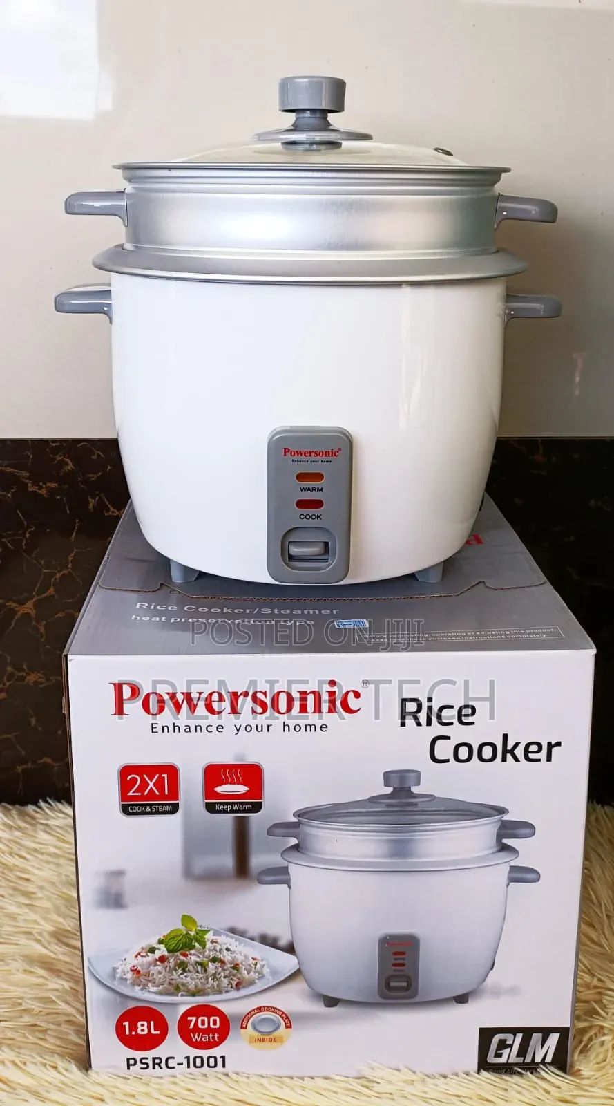 Powersonic Ricecooker 1.8 Litres