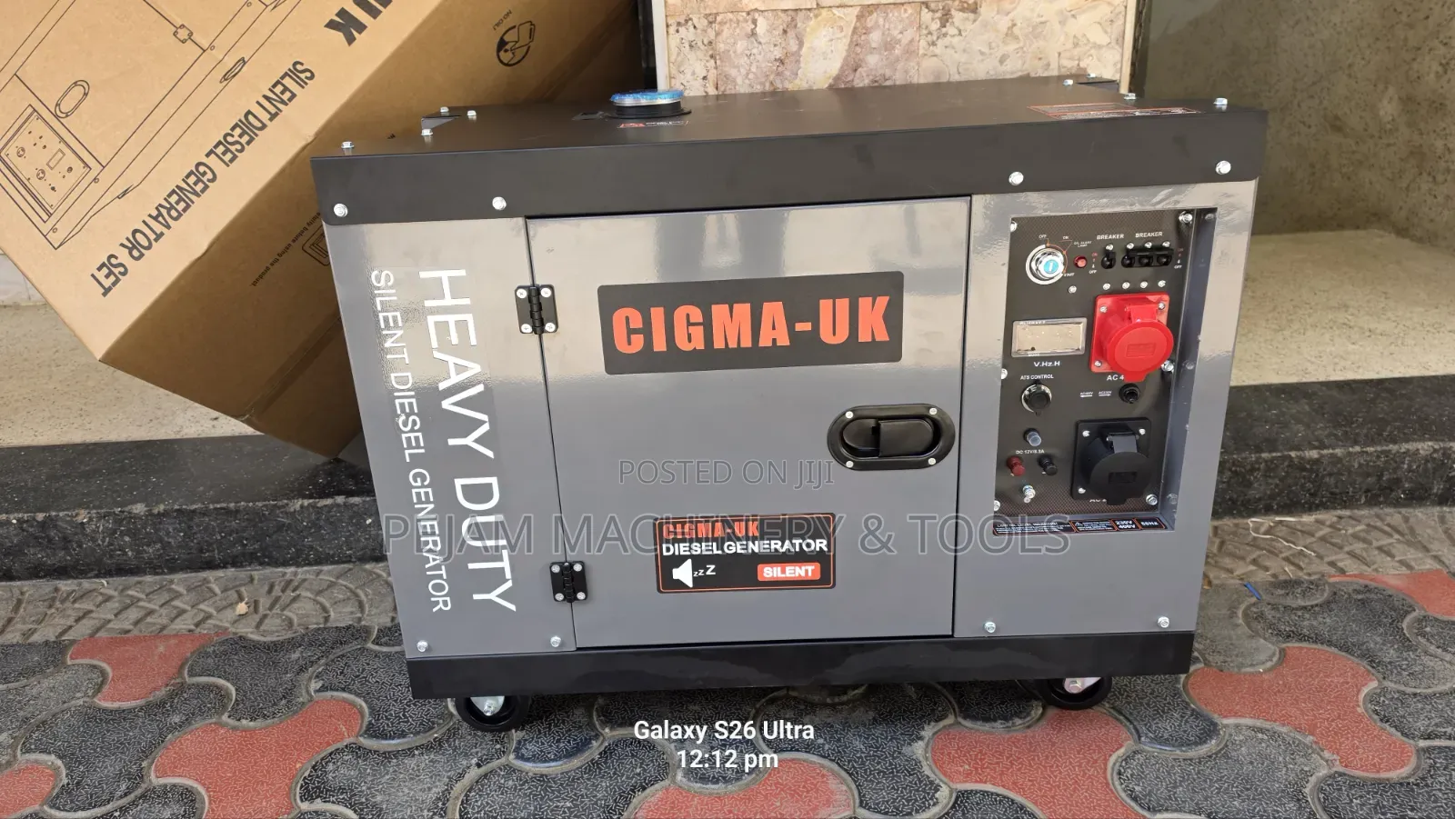 15kva CIGMA-UK Three Phase Diesel Generator With ATS