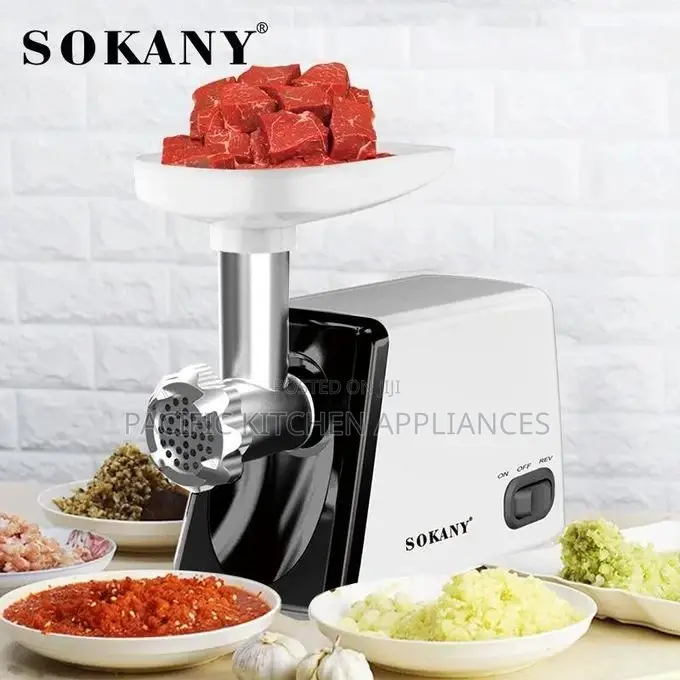 Sokany Heavy Duty 2500W 3-in-1 Meat Mincer/Grinder/Sausage Maker