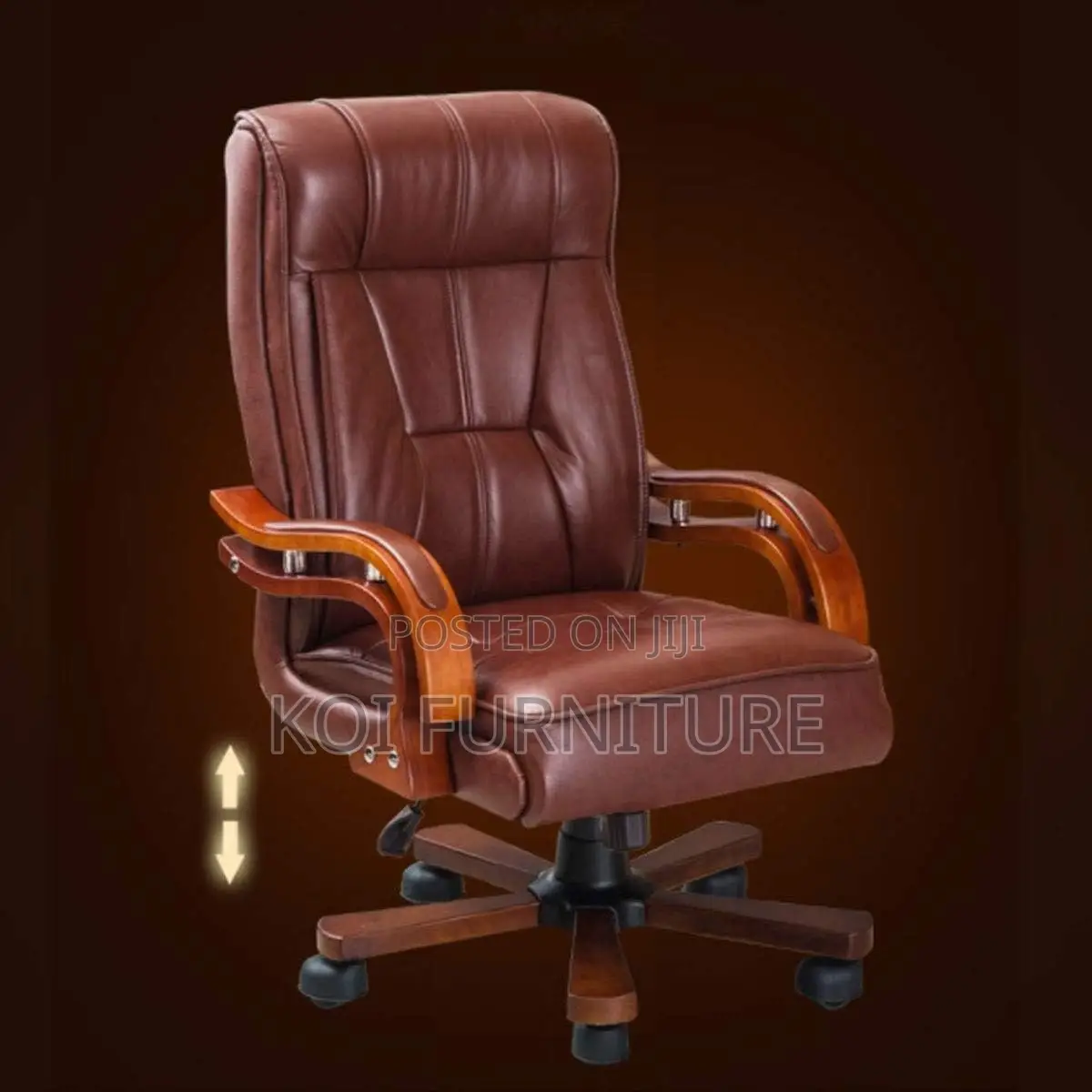 Office Chairs; Executive Modern Brown Leather Office Bliss Seats