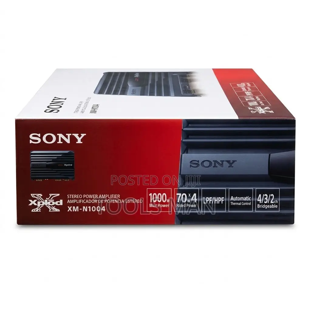 Car Amplifier Booster Sony Xplöd 1000W Bridgeable 4 Channel XM-N1004