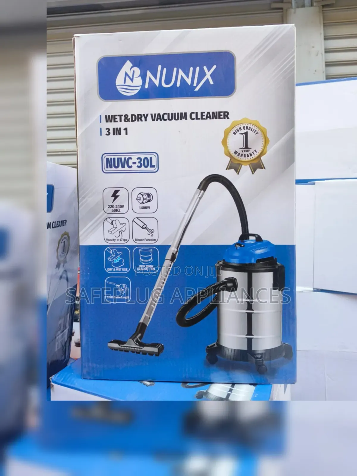 30L Industrial Vacuum Cleaner – Wet Dry Dust Liquid Cleaner