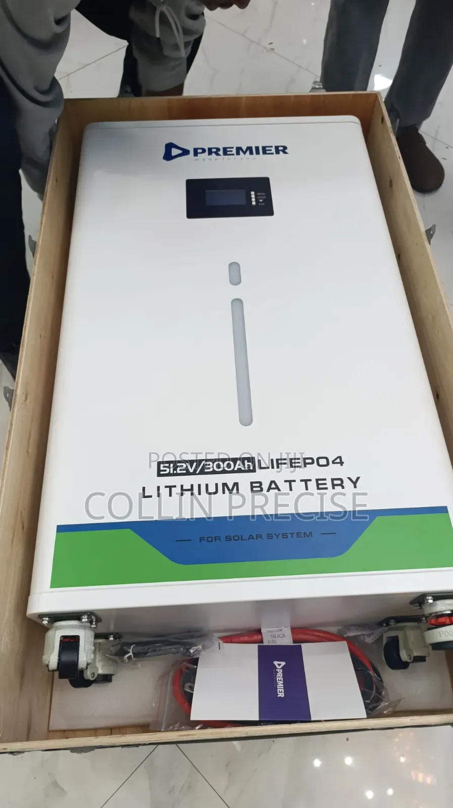 15.36kWh Premier LiFePO4 Lithium Battery – 51.2V 300Ah