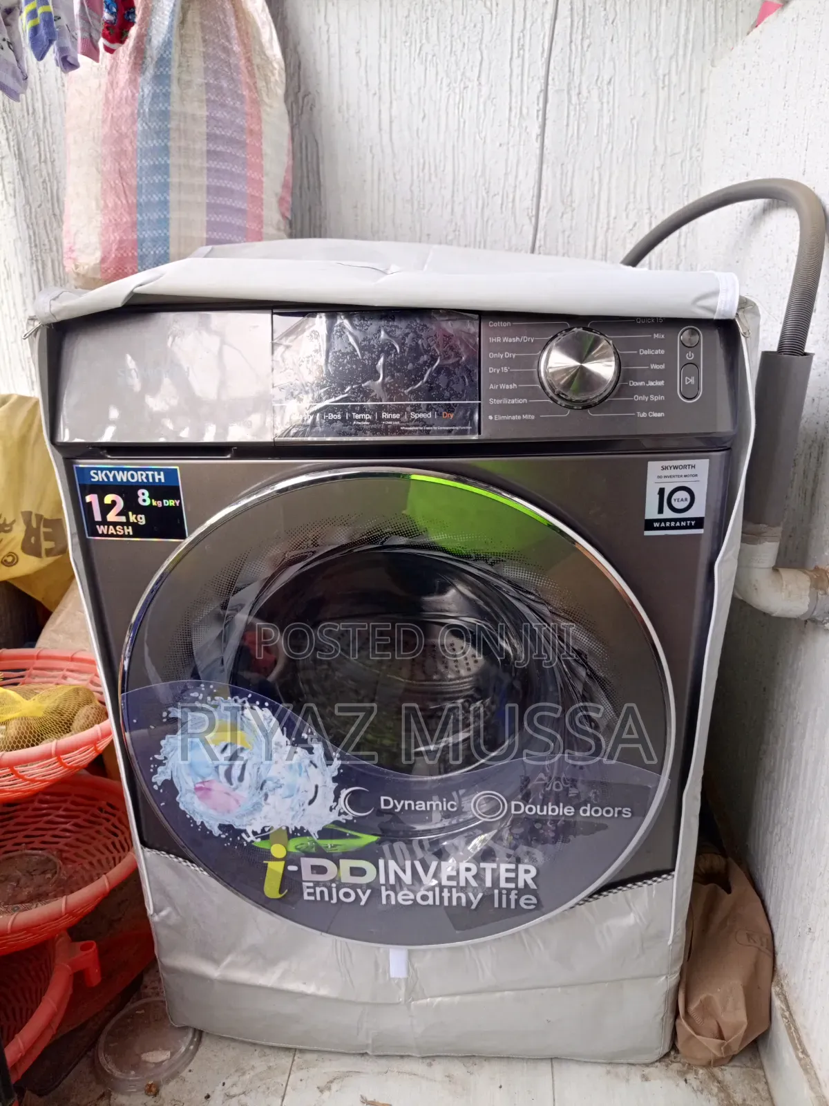 Skyworth 12kg Wash Spin and 8kg Dry Washing Machine