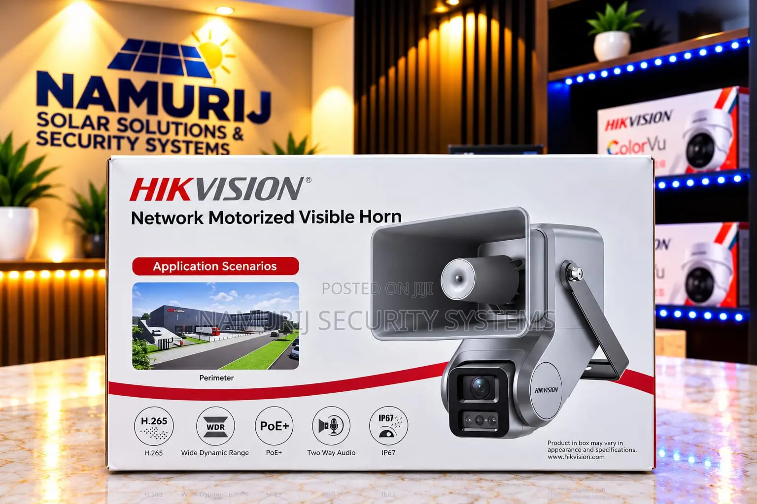 4MP Security Camera With 7W Horn – Audio Video Surveillance