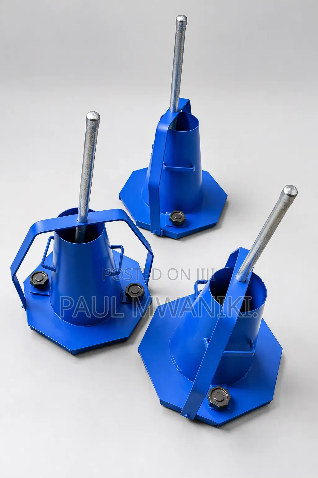 Concrete Slump Test Cone Set|Slump Cone Apparatus for Concrete Testing