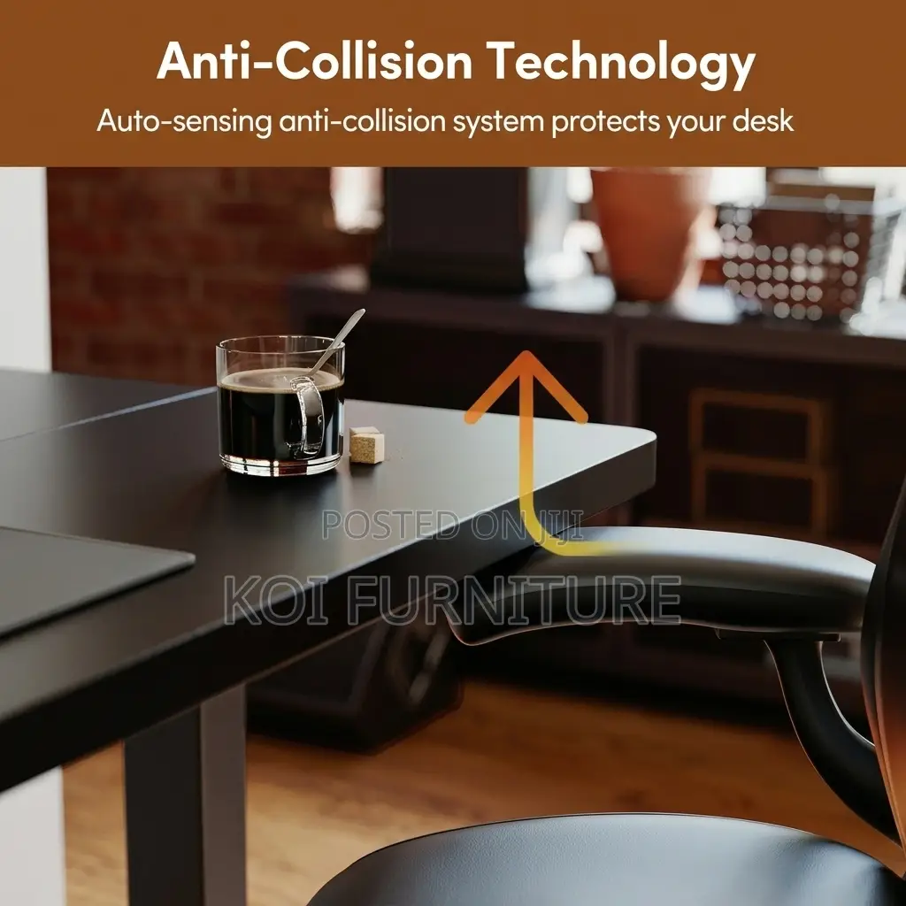 Office Desk; 1400MM Electric Triple-Motor Standing Desk