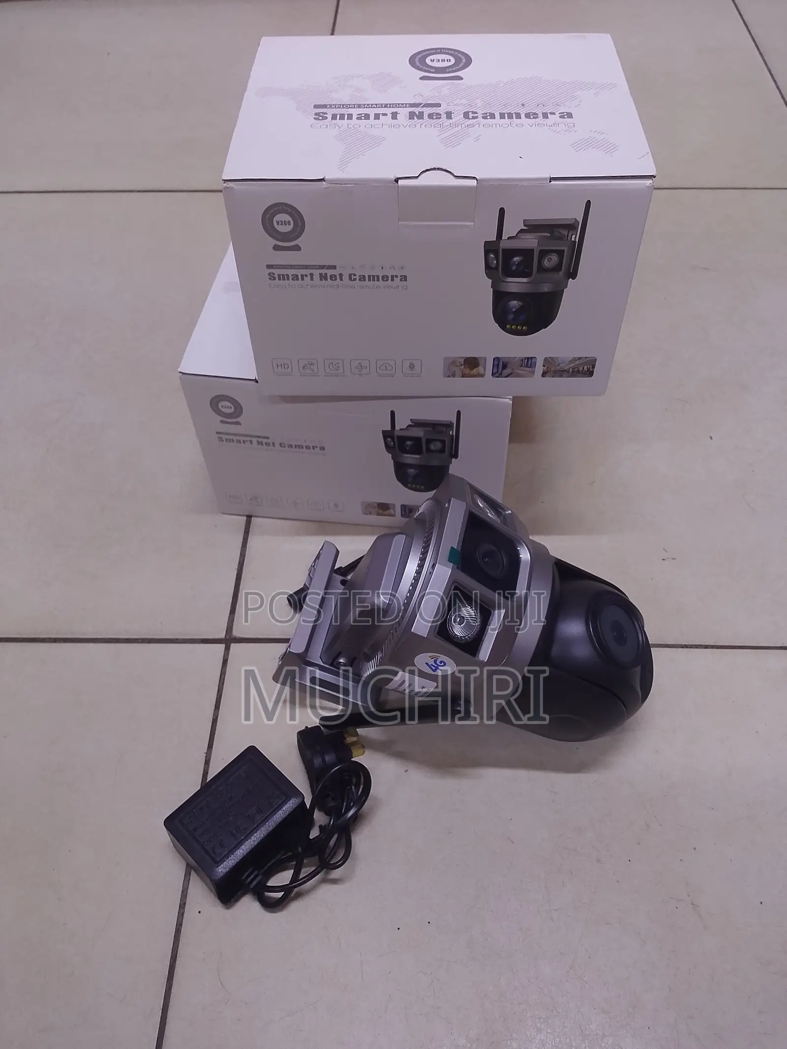 V380 Pro AC Powered Dual Lens CCTV