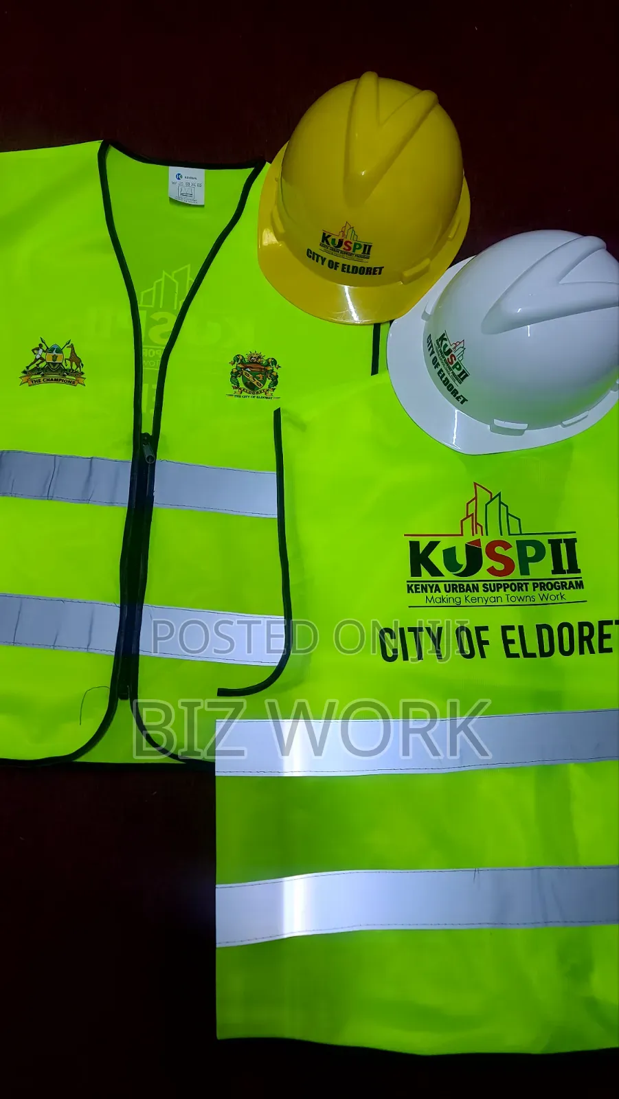 Printed Reflector Jackets for Workers